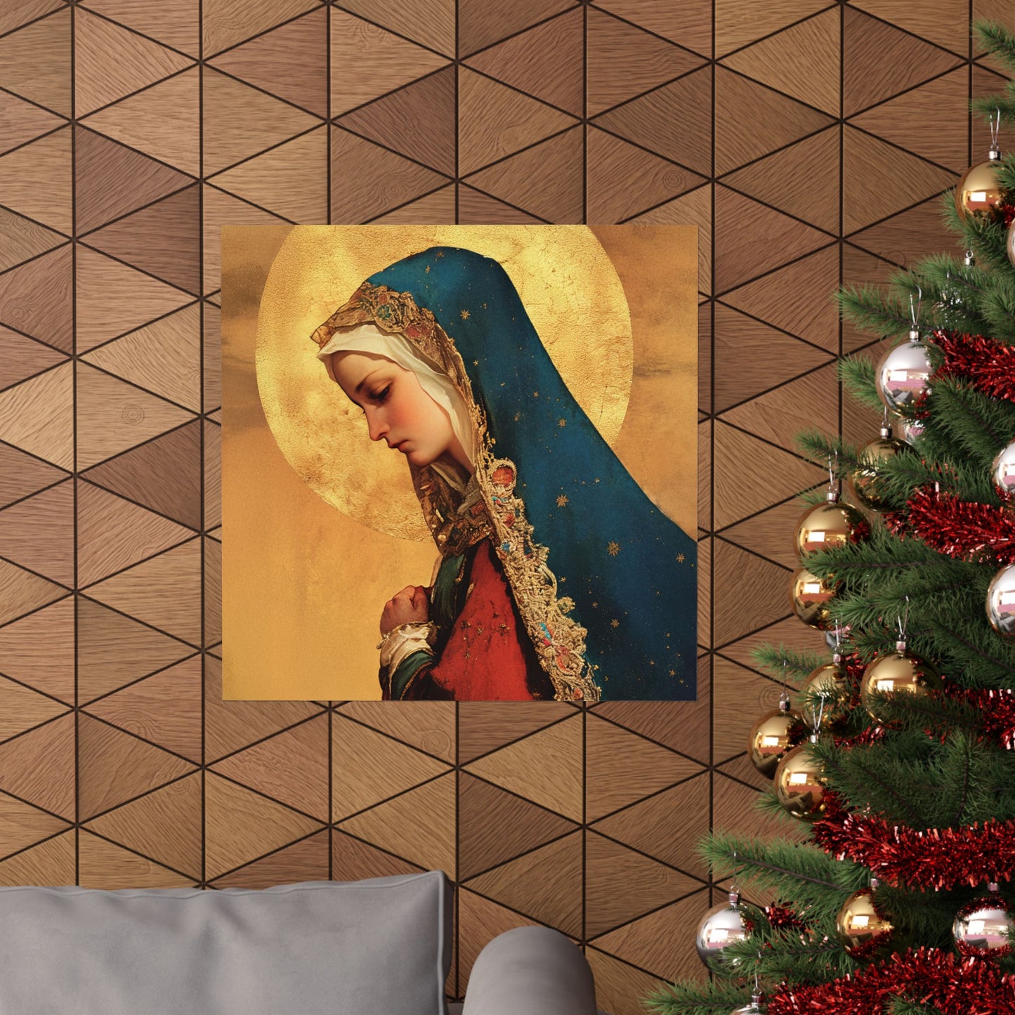 Our Lady of Mercy / Our Lady of Ransom -  Catholic Art - Multiple Sizes - Premium Posters - Catholic Art - Christian Home - Mother Mary