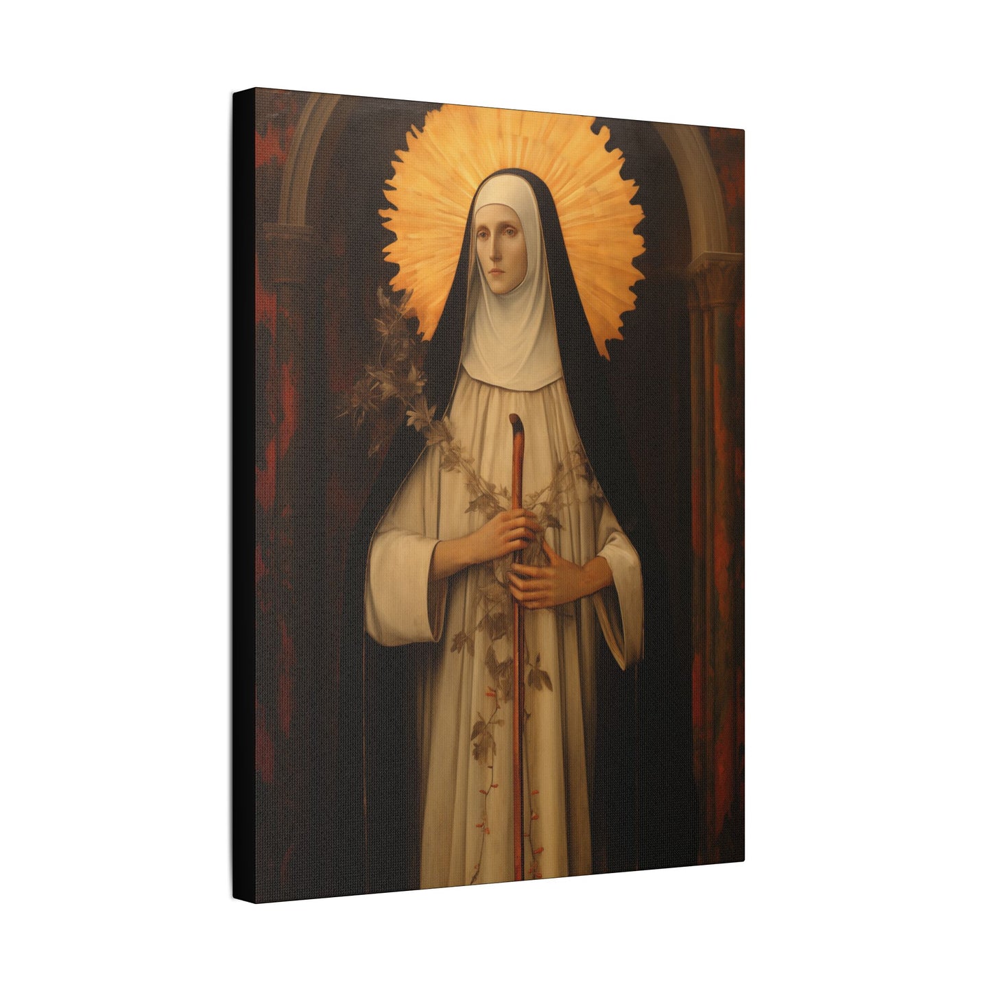 Saint Margaret of Castello - Museum Wrapped Canvas - Sanctified Souls Print - Religious Art for your Home - Blessed Margaret of Castello