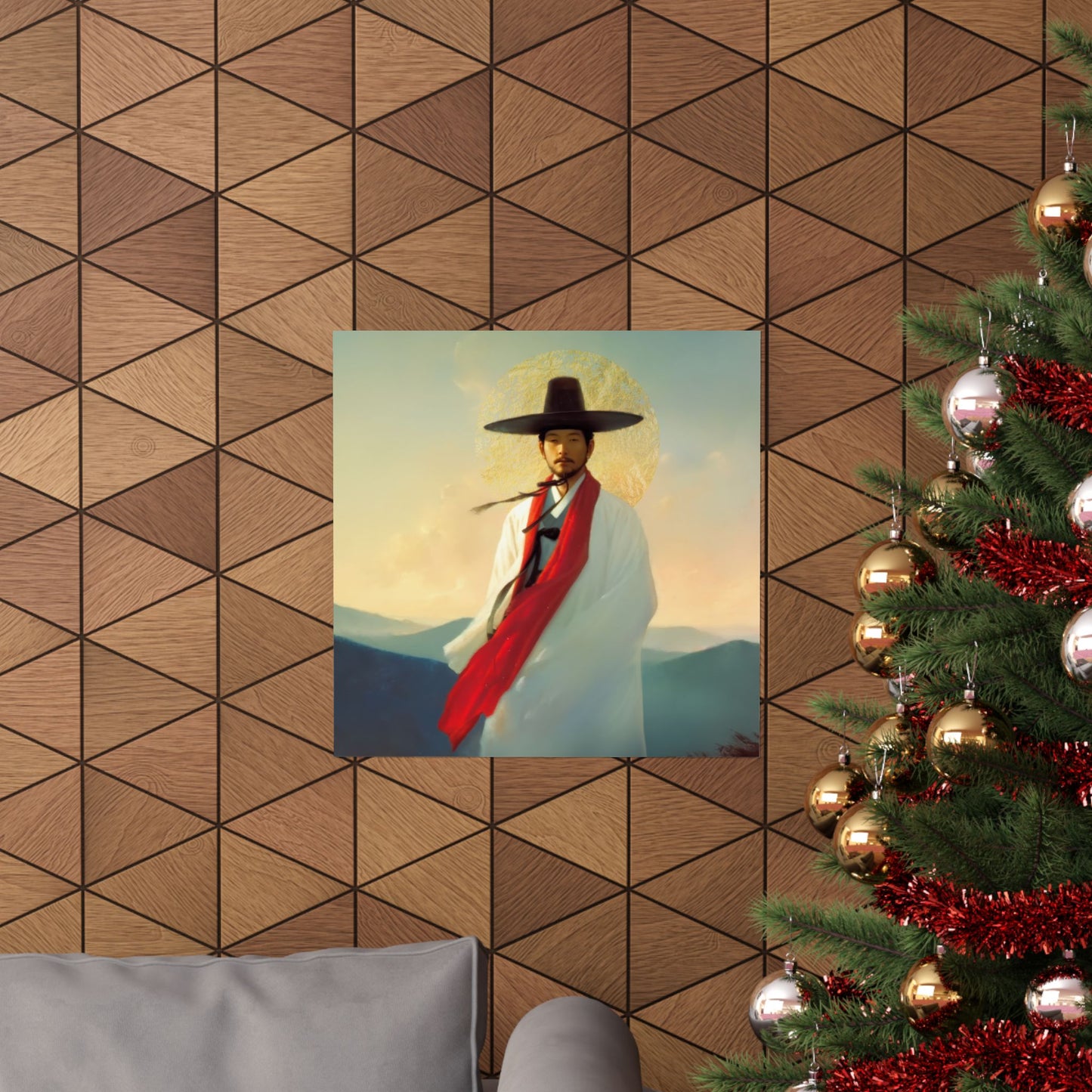 Saint Andrew Kim Taegon -  Sanctified Souls Print - Multiple Sizes - Premium Posters - Catholic Art - Christian Home - Martyr Saint