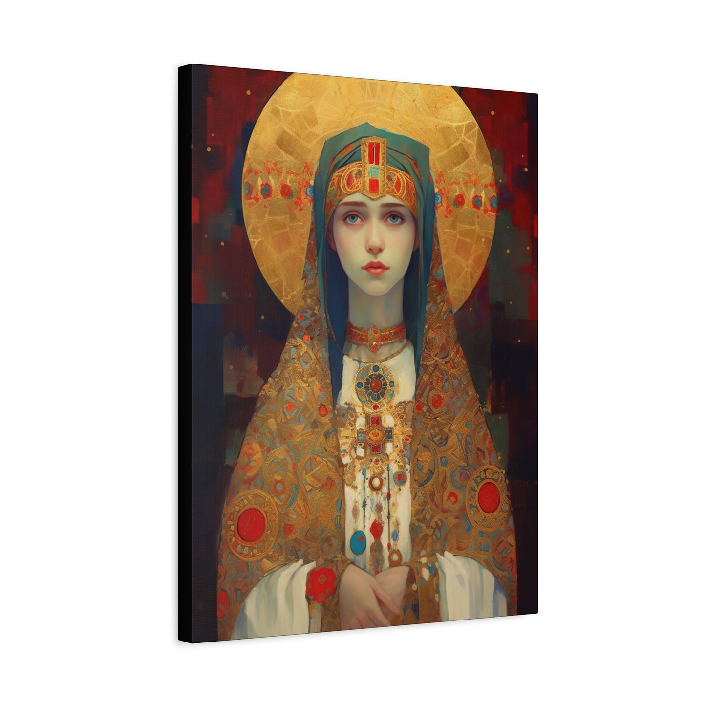 Saint Anastasia of Sirmium - Museum Wrapped Canvas - Sanctified Souls Print - Religious Art for your Home