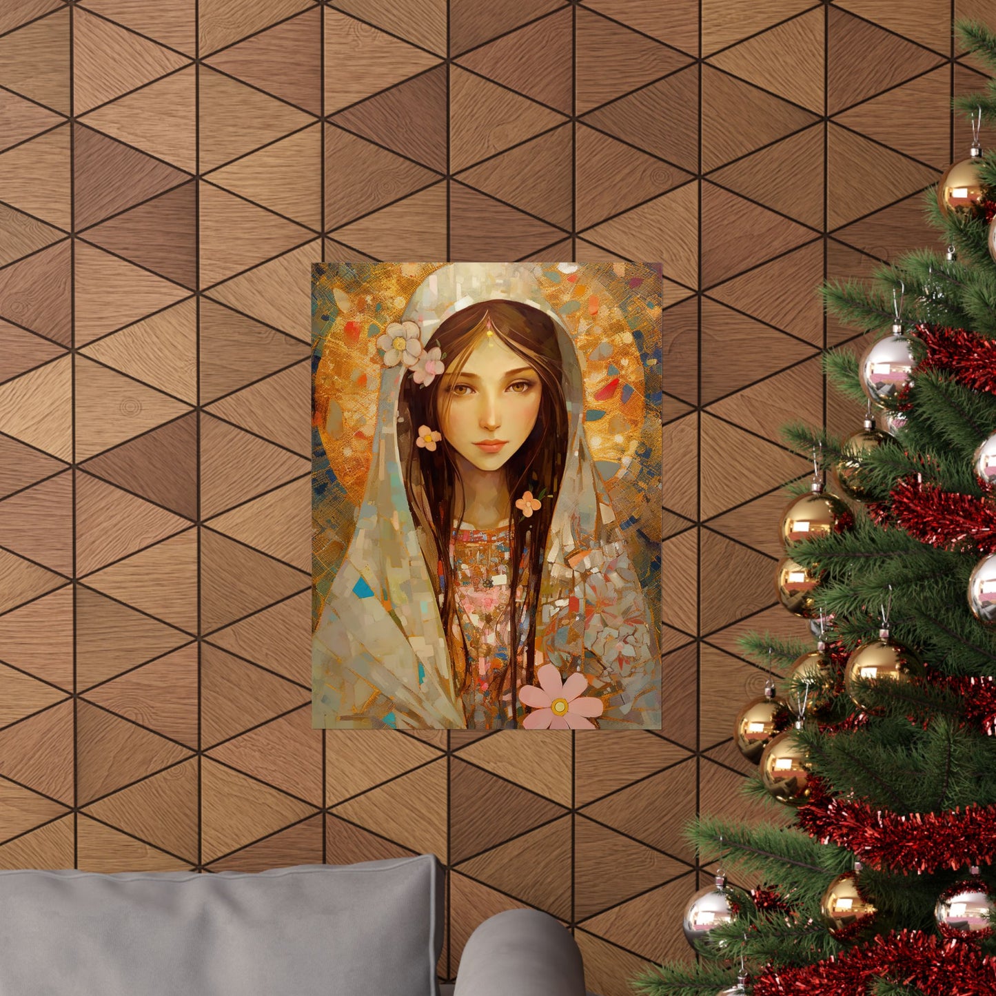 Saint Maria Goretti - Sanctified Souls Print - Multiple Sizes - Premium Matte Vertical Posters