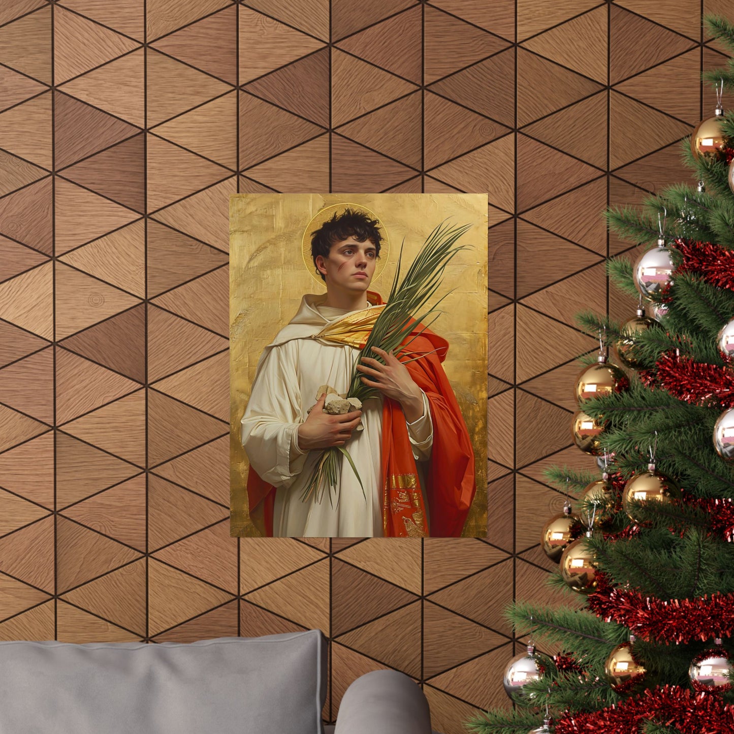 Saint Stephen - Sanctified Souls Print - Multiple Sizes - Premium Matte Vertical Posters