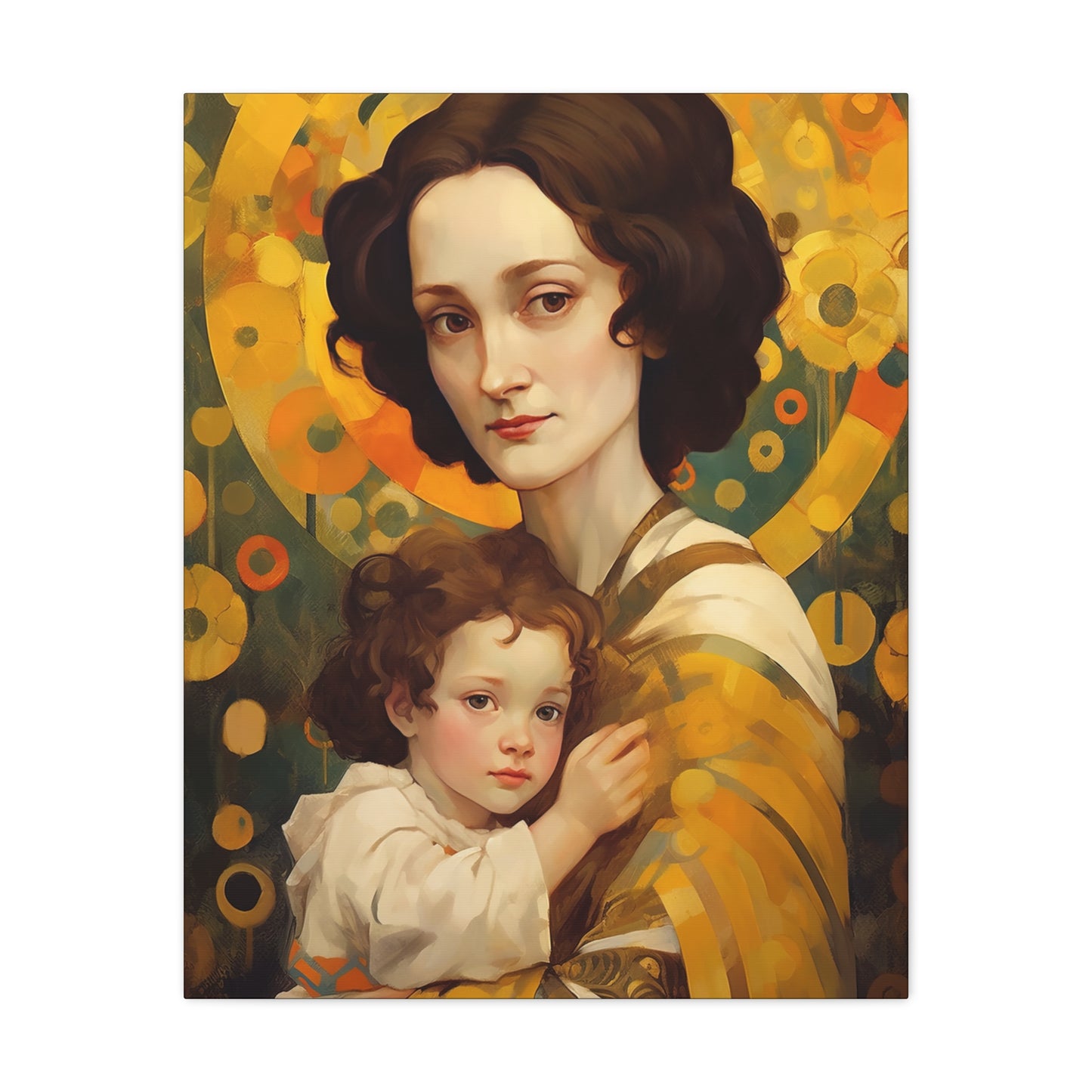 Saint Gianna Beretta Molla  - Gallery Wrapped Canvas - Sanctified Souls Print - Religious Art for your Home