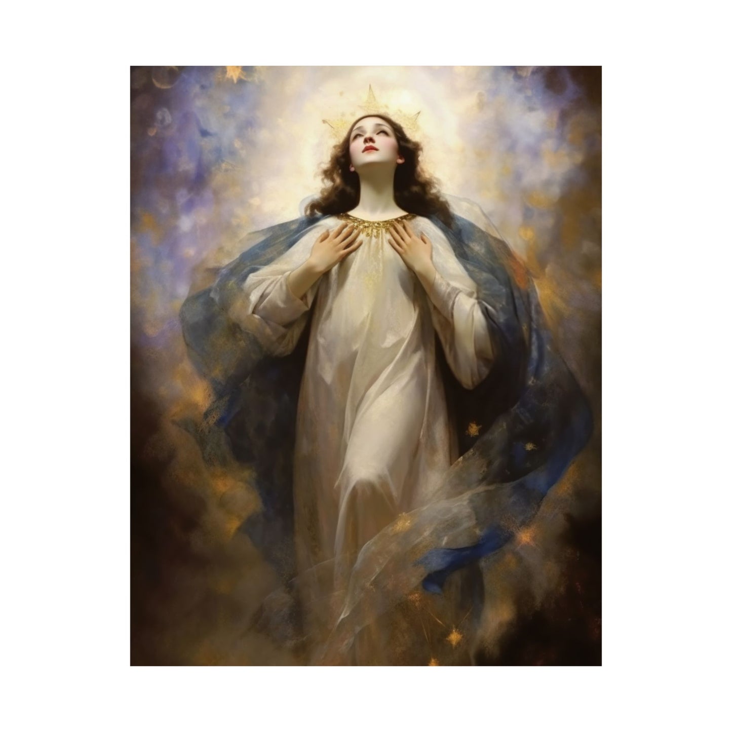 The Assumption of Mary Print - Sanctified Souls Print - Multiple Sizes - Premium Matte Vertical Posters