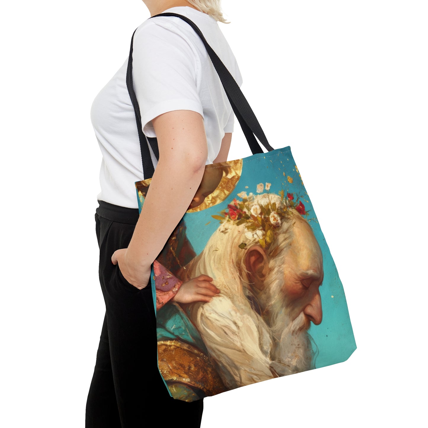 Saint Alexis Falconieri Tote Bag - Large Medium Small Faith Art Bag - Catholic Faith Purse - Religious - Prayer Bag - Devotional