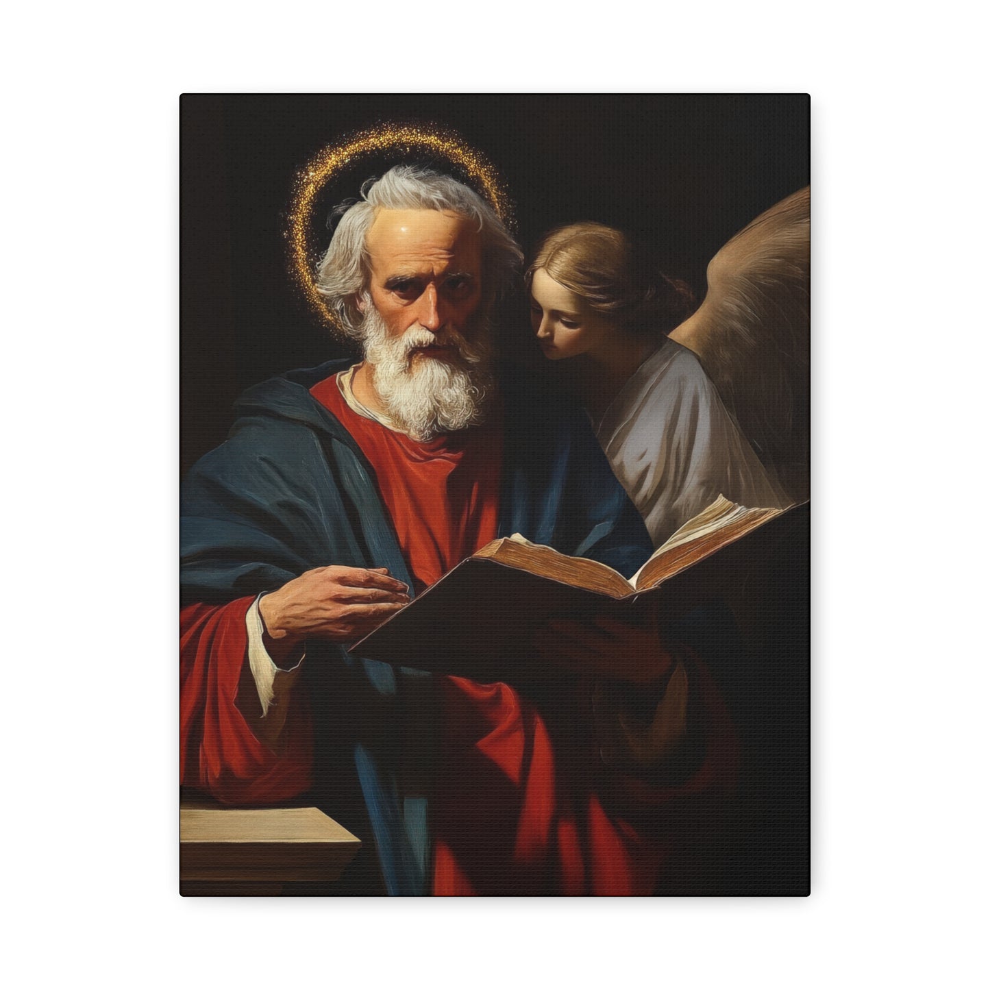 Saint Matthew the Apostle - Gallery Wrapped Canvas - Print - Religious Art for your Home - Catholic