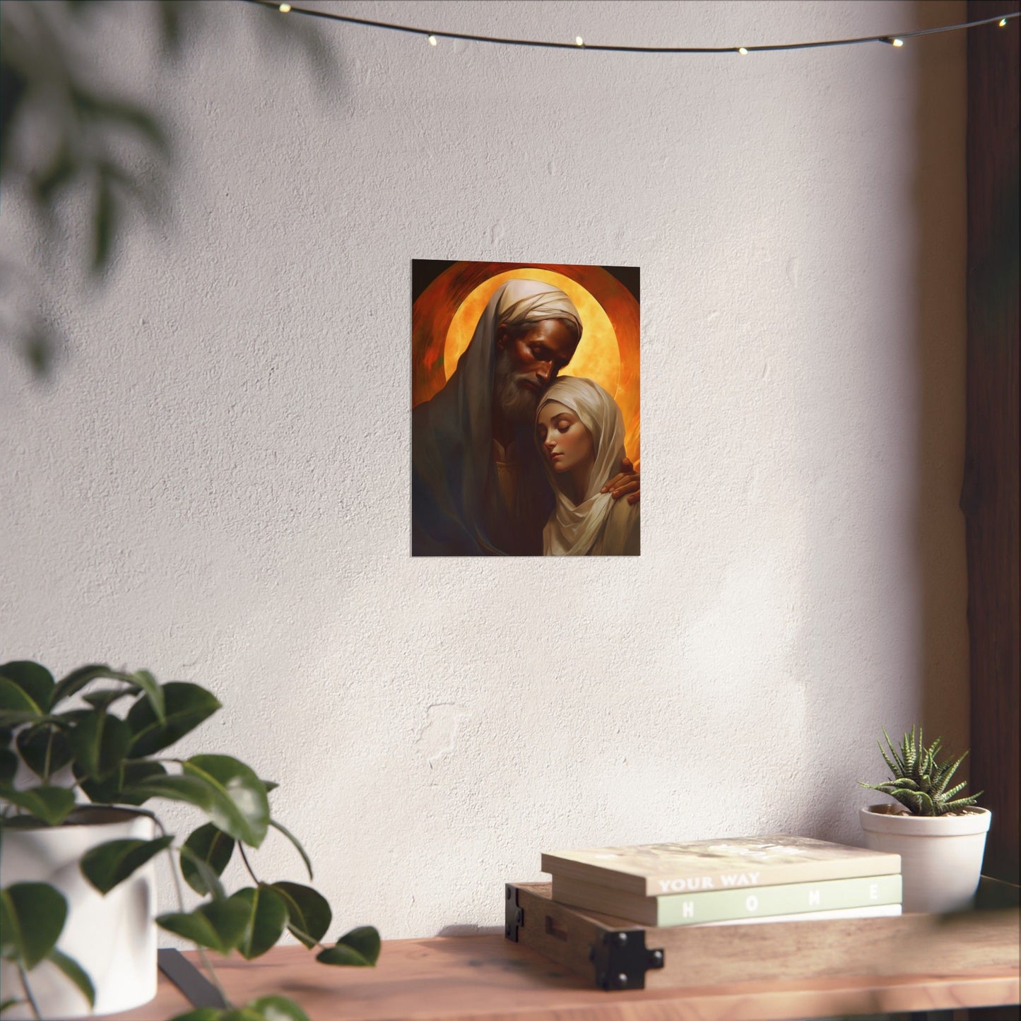 Saint Joachim and Saint Anne - Sanctified Souls Print - Multiple Sizes - Premium Matte Vertical Posters
