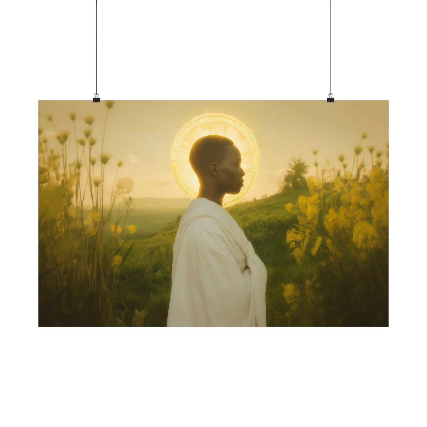 Saint Charles Lwanga- Sanctified Souls Print - Multiple Sizes - Premium Posters - Catholic Art - Christian Home Decor Artwork