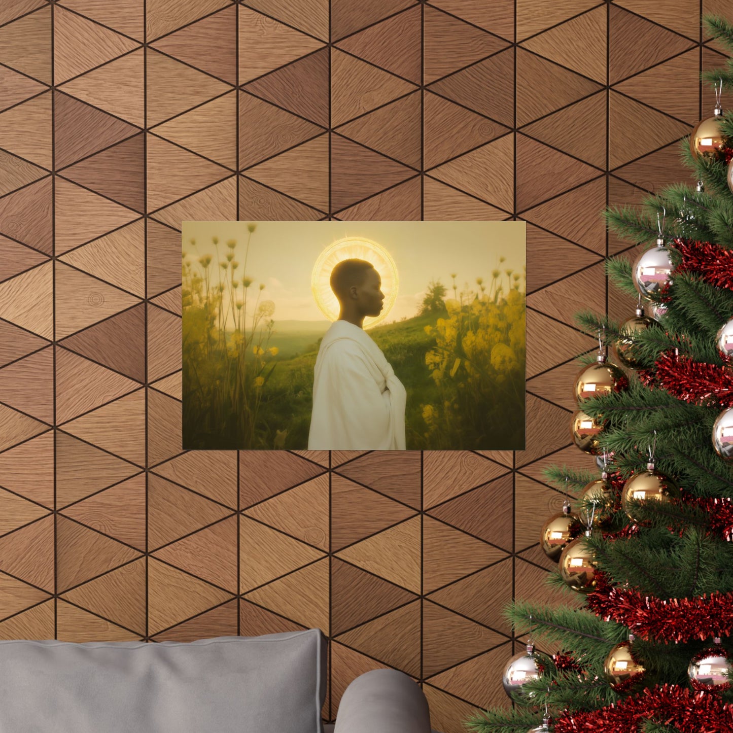 Saint Charles Lwanga- Sanctified Souls Print - Multiple Sizes - Premium Posters - Catholic Art - Christian Home Decor Artwork