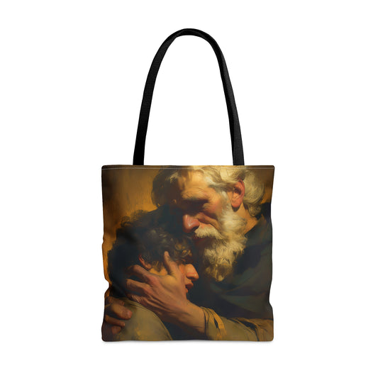 The Return of the Prodigal Son - Tote Bag - Large Medium Small Faith Art Bag - Catholic Faith Purse