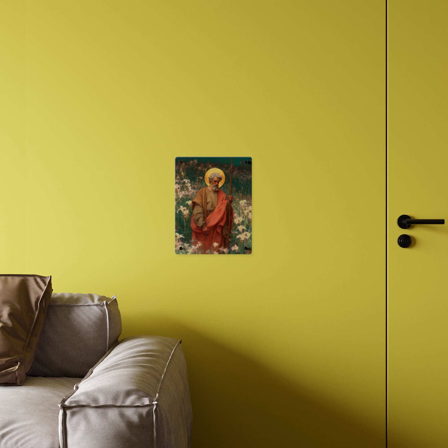 Saint James the Lesser Wall Art Panel - Ready to Hang Acrylic Print - Catholic Saint Art - Patron Saint Print - No Frame needed