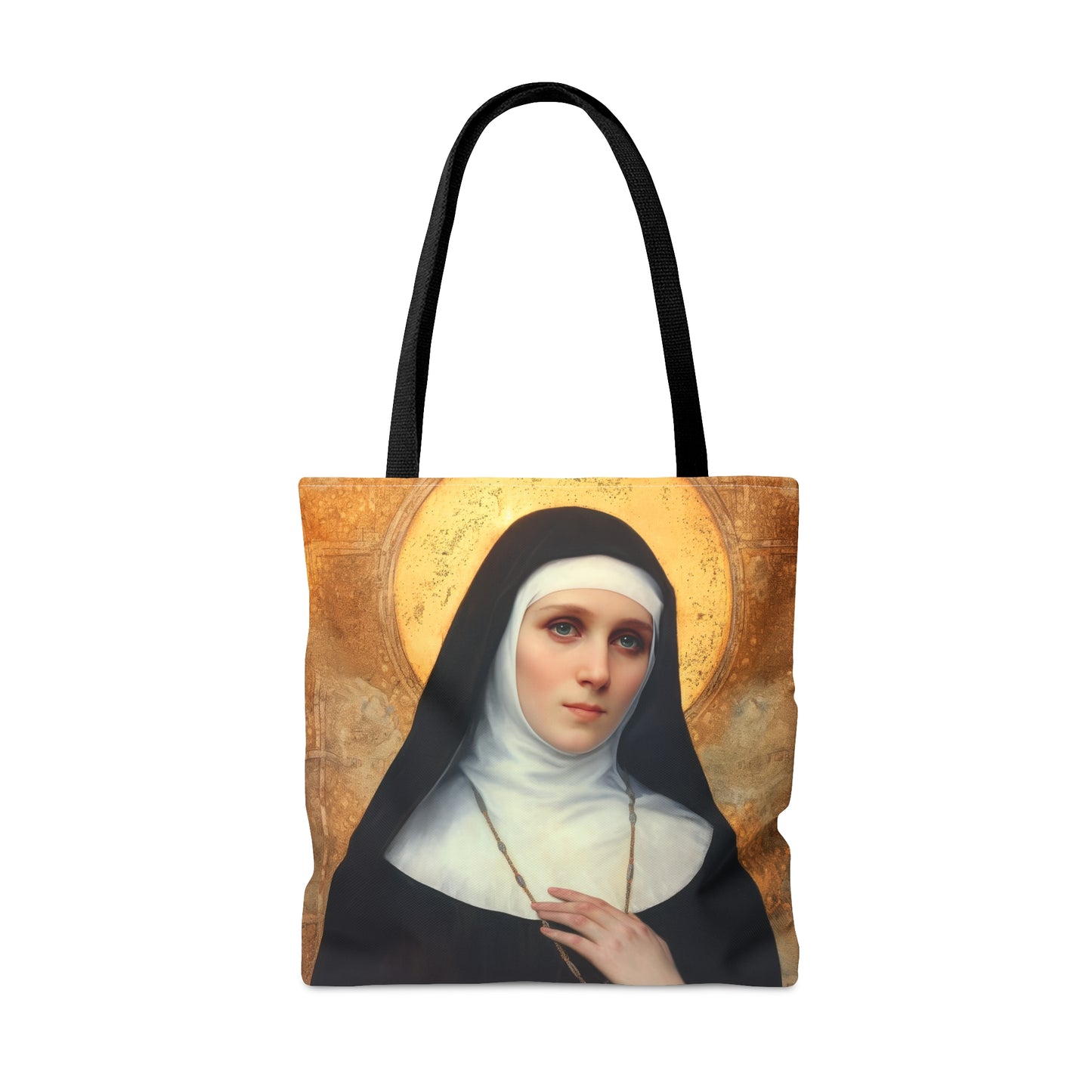Saint Benedetta Cambiagio Tote Bag - Large Medium Small Faith Art Bag - Catholic Faith Purse - Religious Carry All Reusable Tote Bag