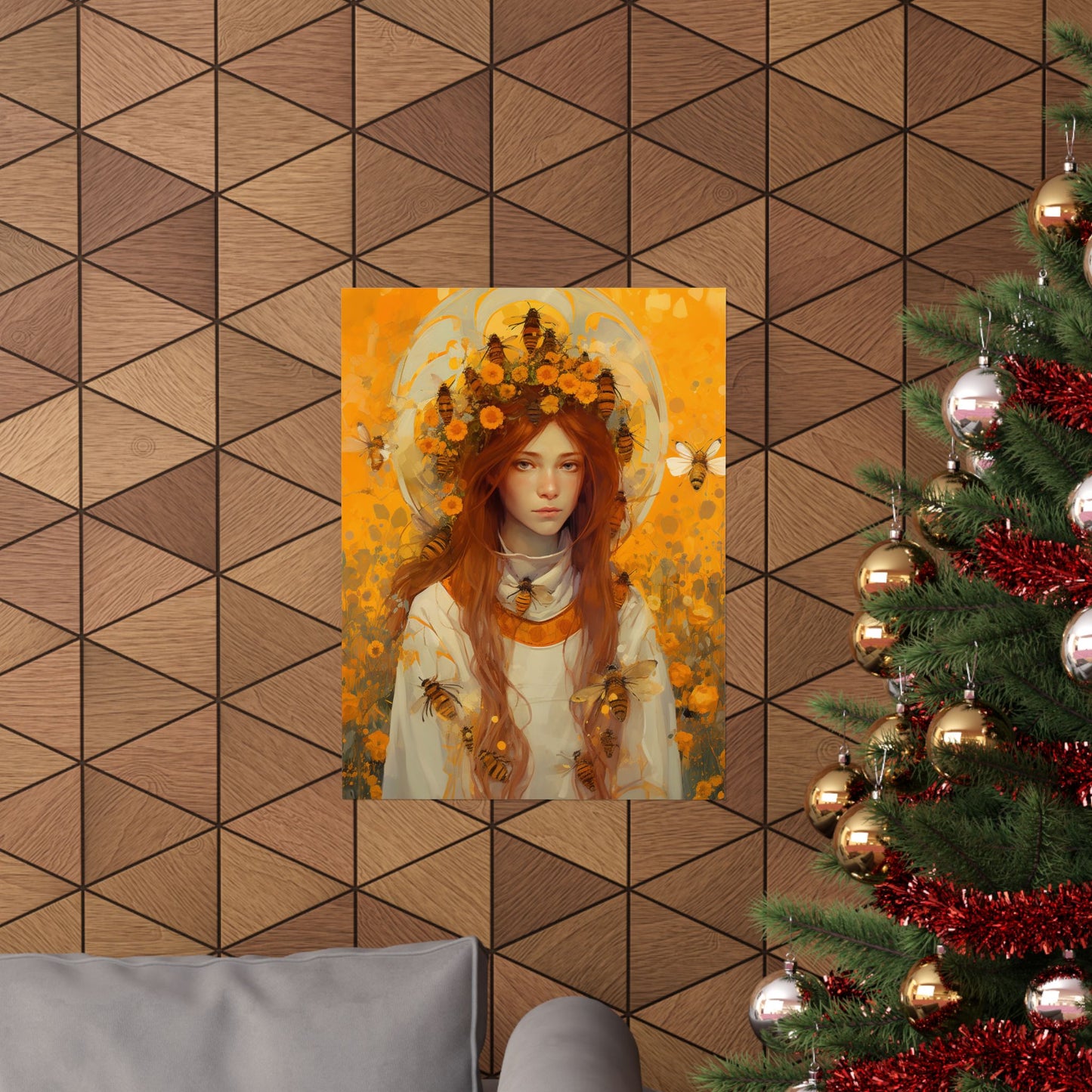 Saint Abigail - Sanctified Souls Print - Multiple Sizes - Premium Matte Vertical Posters