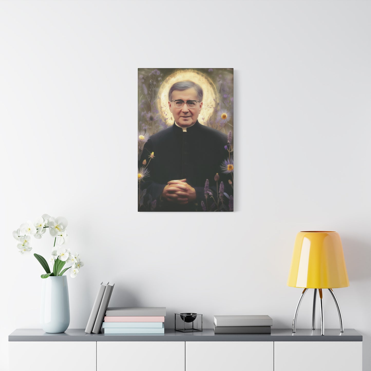 Saint Josemaría Escrivá - Museum Wrapped Canvas - Print - Religious Art for your Home - Christian print