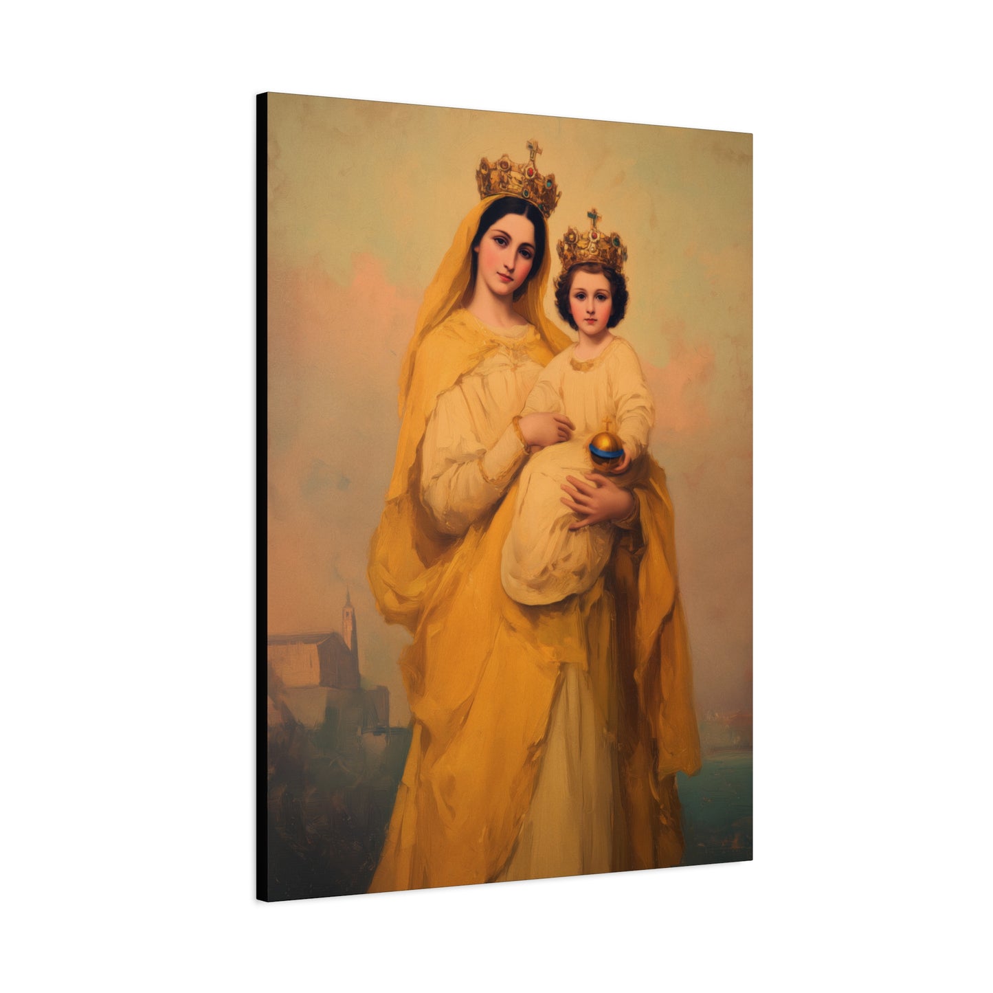 Our Lady of Prompt Succor - Gallery Wrapped Canvas - Print - Religious Art for your Home - Catholic