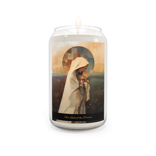 Our Lady of the Prairie - Scented Prayer Candle, 13.75oz -  Candle - Catholic Art - prayer room Scented Candle
