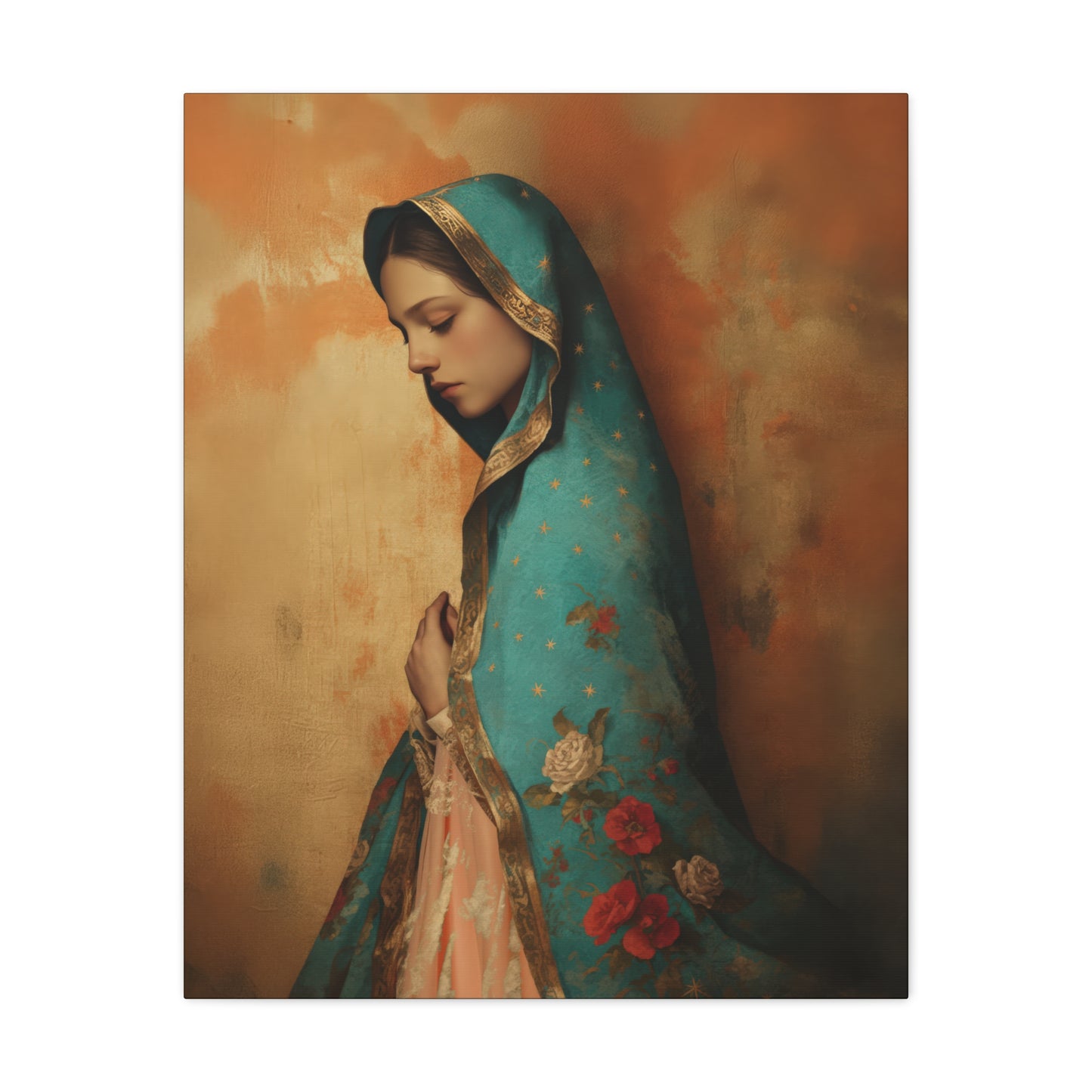 Our Lady of Guadalupe - Gallery Wrapped Canvas - Print - Religious Art for your Home - Catholic Art
