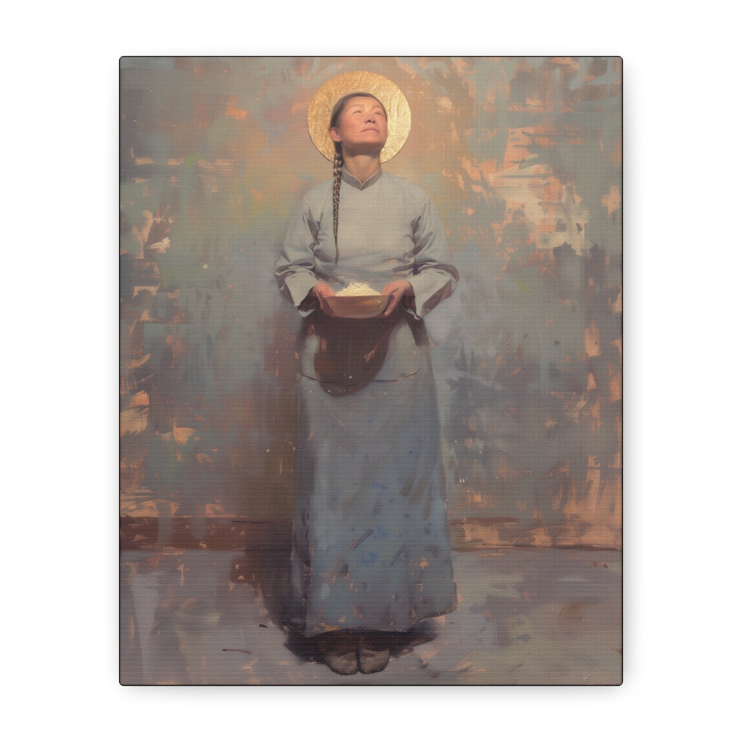 Saint Martha Wang - Chinese Martyr Saint  - Gallery Wrapped Canvas - Print - Religious Art for your Home - Catholic Art
