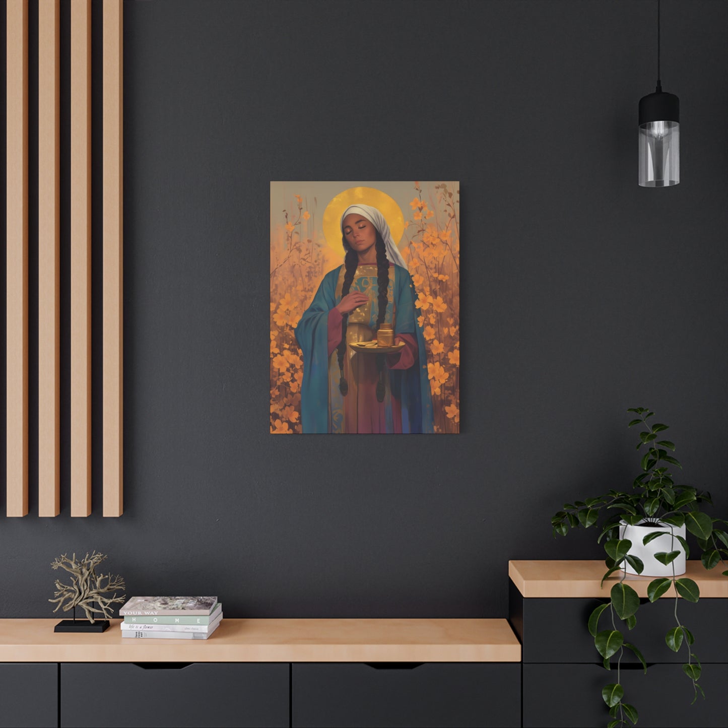 Saint Hermione of Ephesus - Gallery Wrapped Canvas - Print - Religious Art for your Home - Catholic Art Print