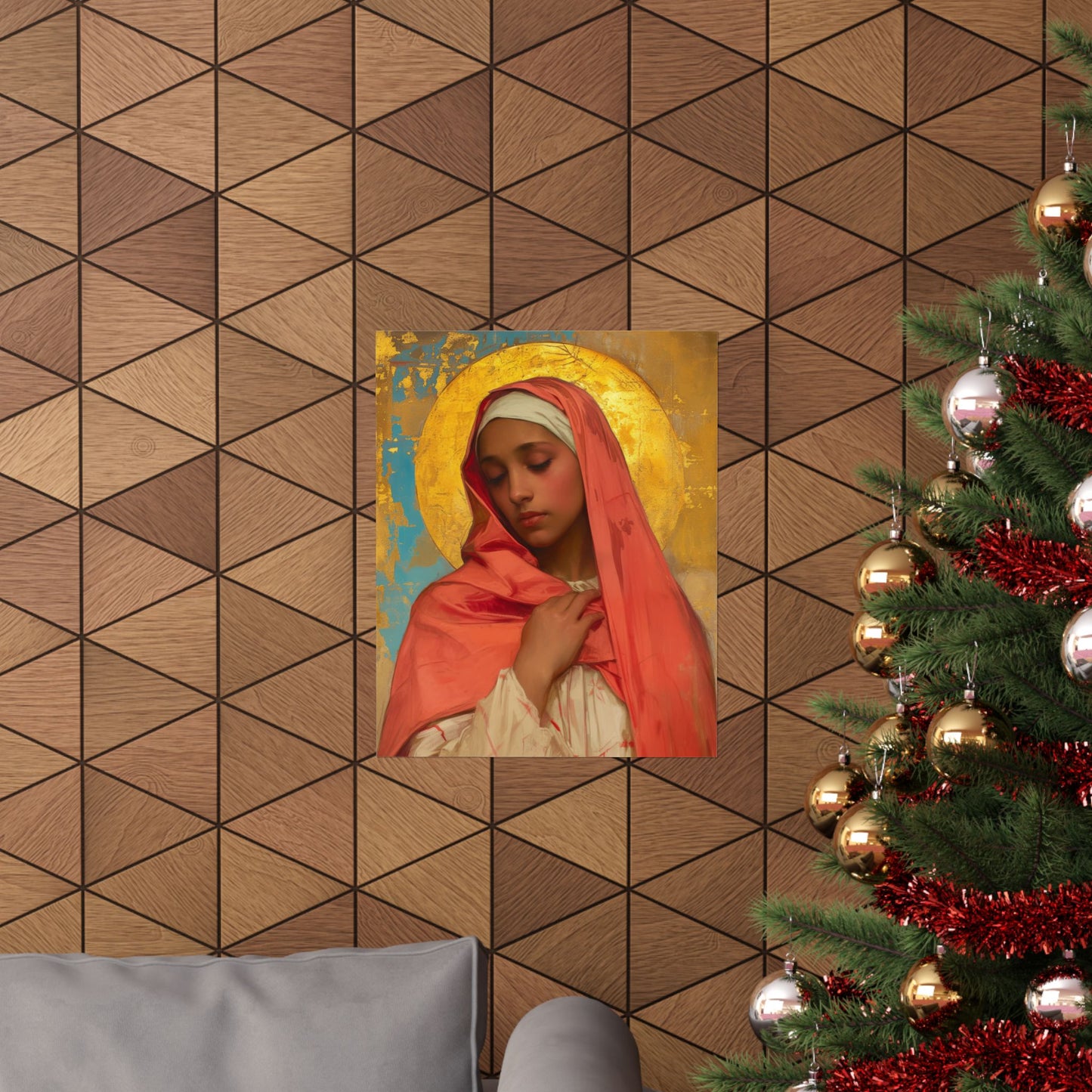 Saint Lea of Rome - Sanctified Souls Print - Multiple Sizes - Premium Matte Vertical Posters - Catholic Saint Art
