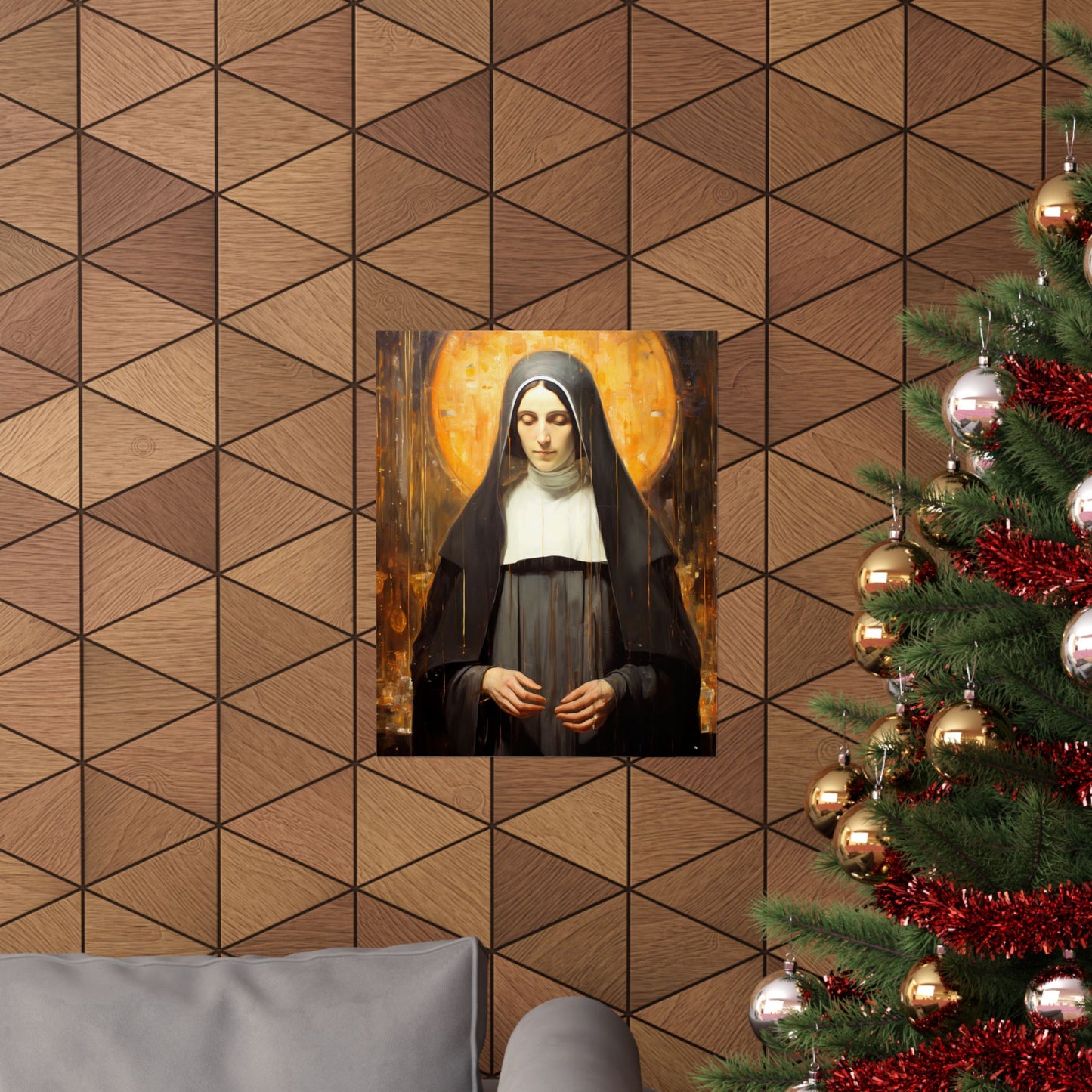 Saint Alice Print - Sanctified Souls Print - Multiple Sizes - Premium Matte Vertical Posters