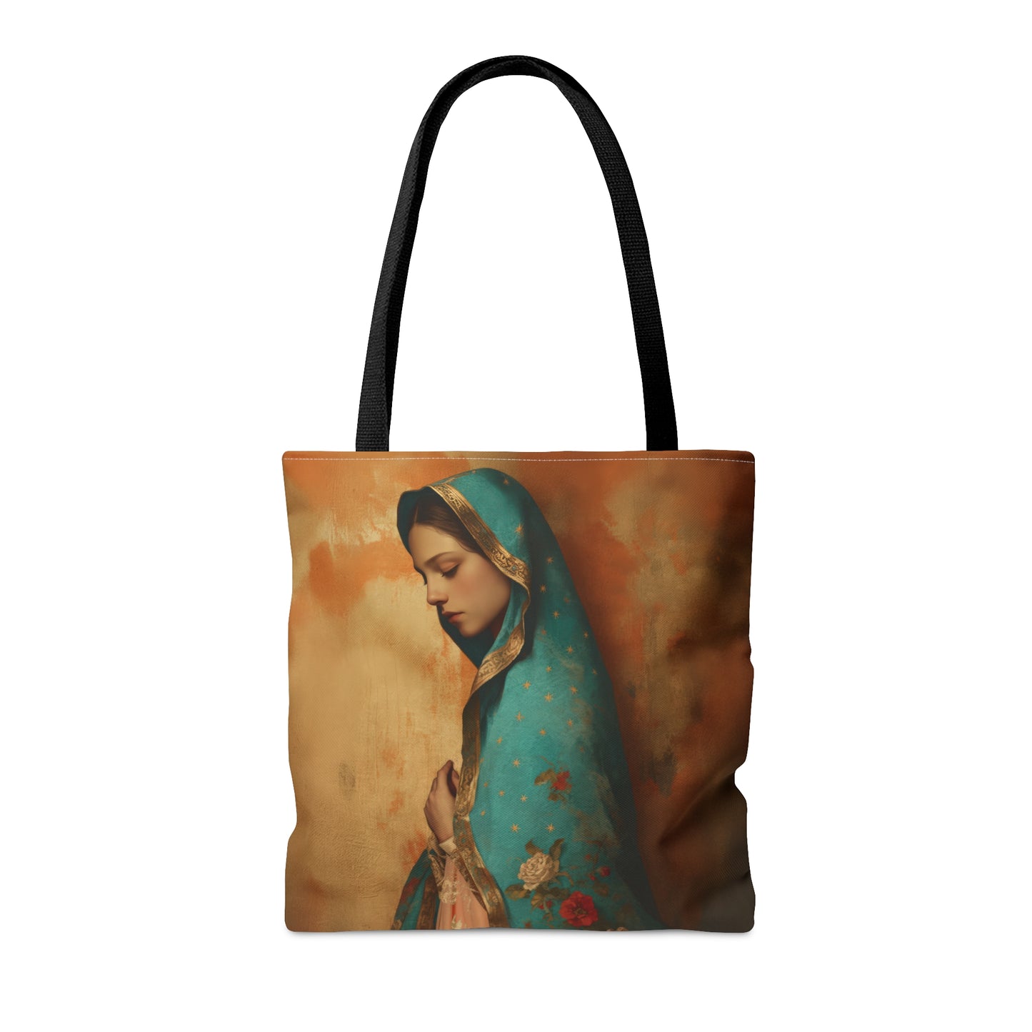 Our Lady of Guadalupe - Tote Bag - Large Medium Small Faith Art Bag - Catholic Faith Purse