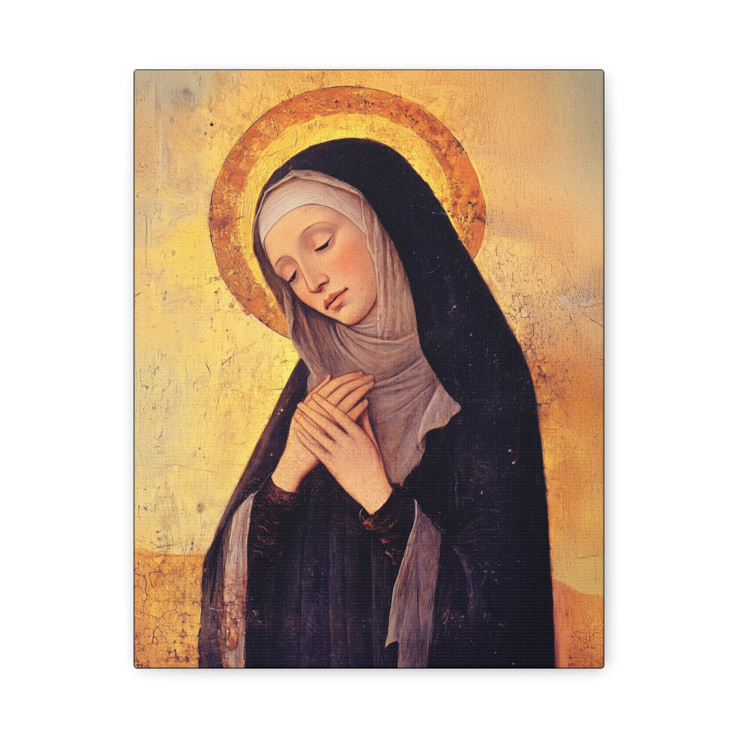 Saint Syncletica of Alexandria - Desert Mother - Gallery Wrapped Canvas - Print - Religious Art for your Home - Catholic