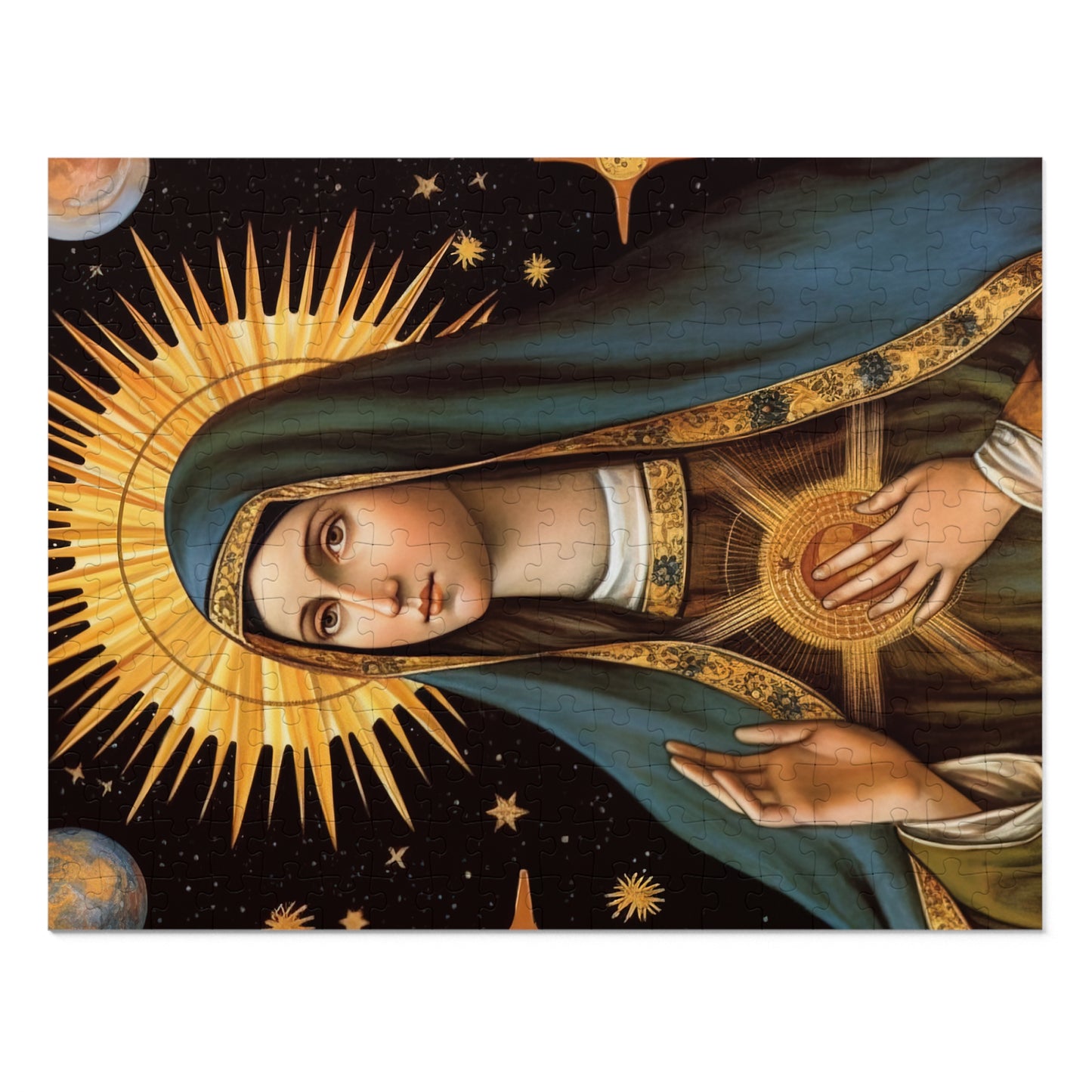 Saint Clare of Assisi - Puzzle and Keepsake Tin - Religious Jigsaw Puzzle (30, 110, 252, 500,1000-Piece) - Religious Puzzle