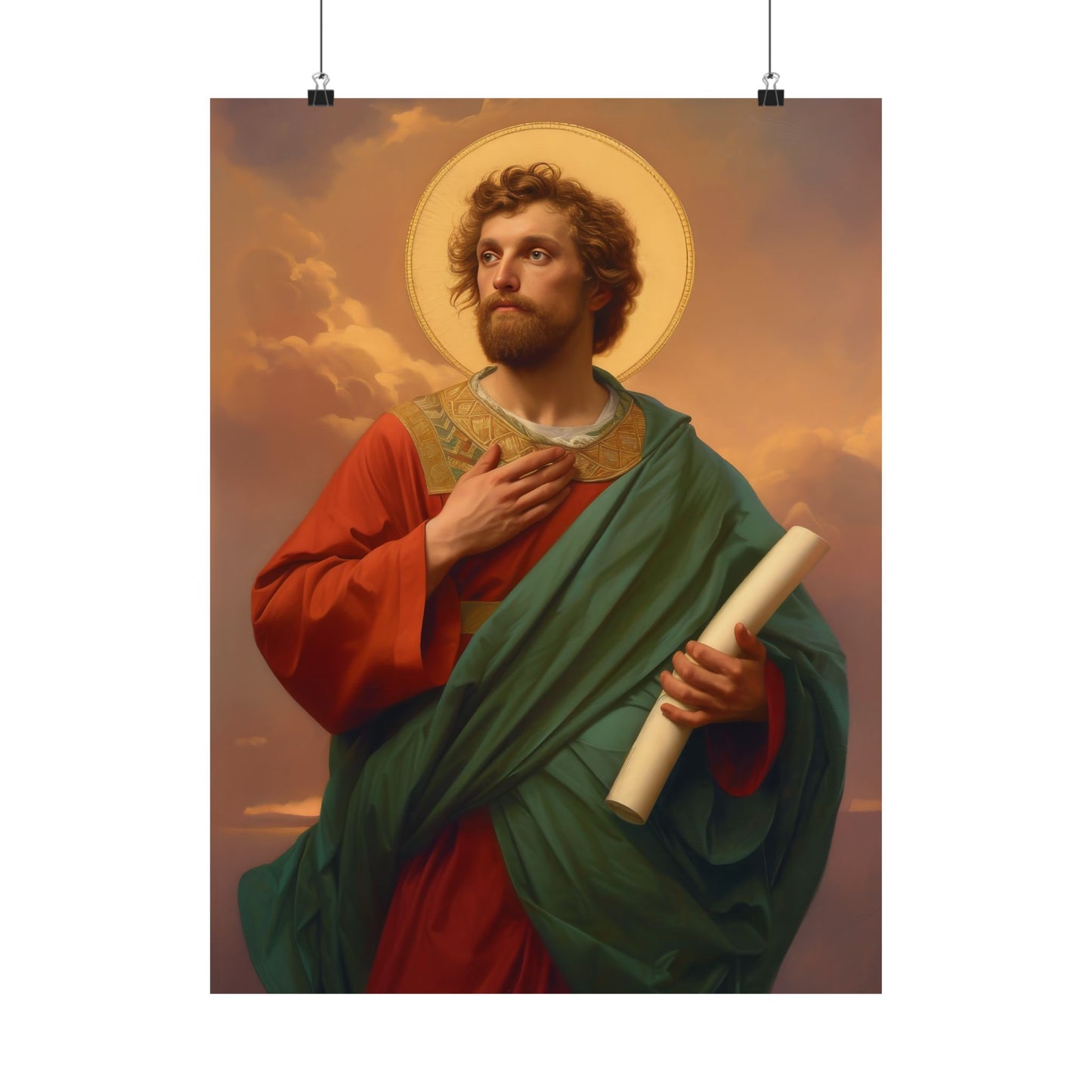 Saint Timothy  - Sanctified Souls Print - Multiple Sizes - Premium Matte Vertical Posters - Catholic Art for the home