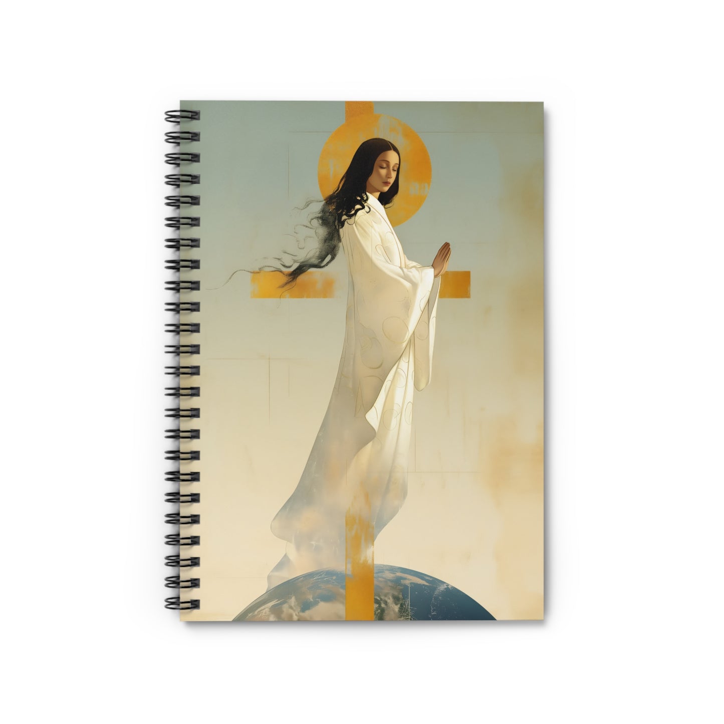 Our Lady of Akita - Mother Mary - Journal - Sanctified Souls Art - Religious Based Notebook - Spiral Notebook