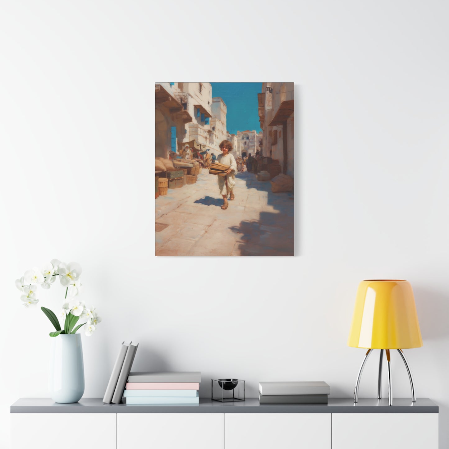 Nazareth and the Hidden Light of Christ - Gallery Wrapped Canvas - Print - Religious Art for your Home - Catholic Art