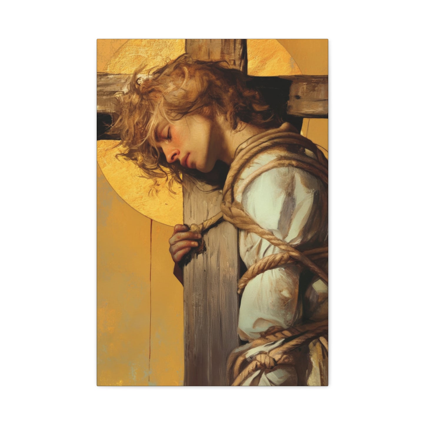 Saint Dismus, The 'Good Thief' - Gallery Wrapped Canvas - Print - Religious Art for your Home - Catholic Art