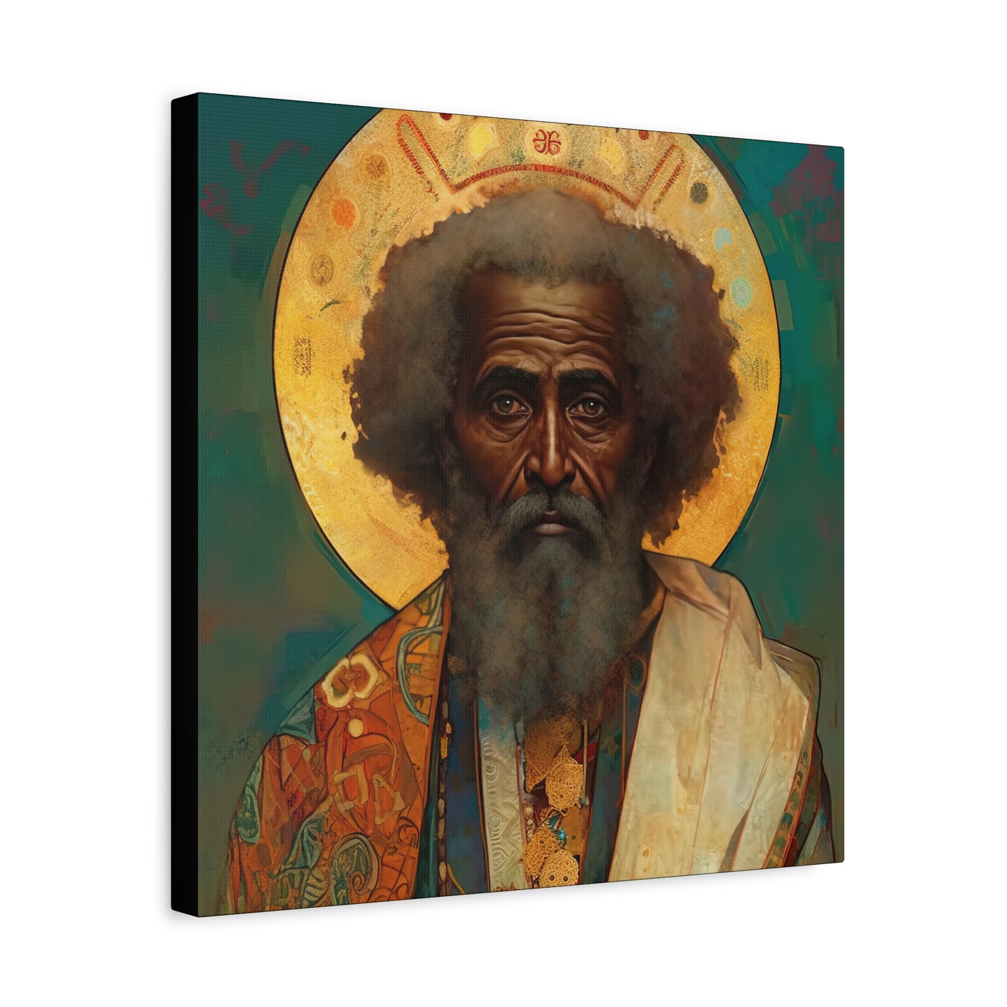 Saint Moses - Museum Wrapped Canvas - Sanctified Souls Print - Religious Art for your Home