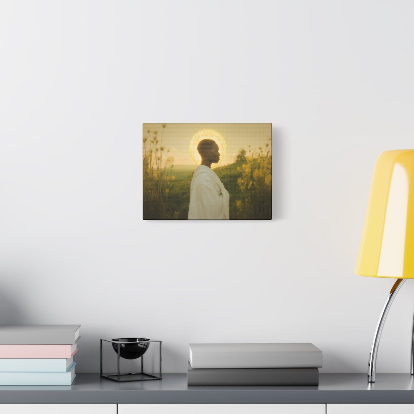 Saint Charles Lwanga -  Museum Wrapped Canvas - Sanctified Souls Print - Religious Art for your Home - Catholic Patron Saint Art