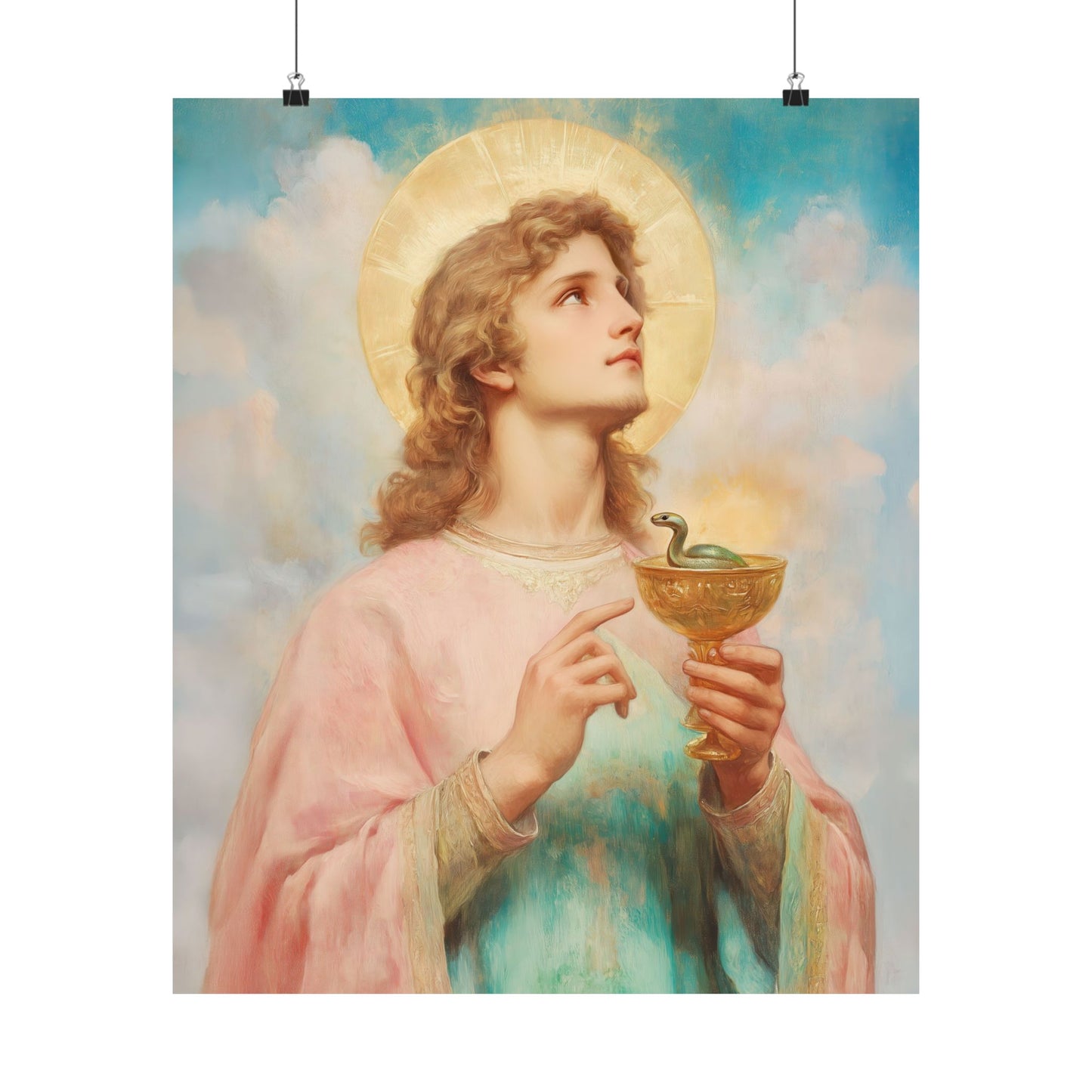 Copy of Saint John the Apostle - Sanctified Souls Print - Multiple Sizes - Premium Matte Vertical Posters