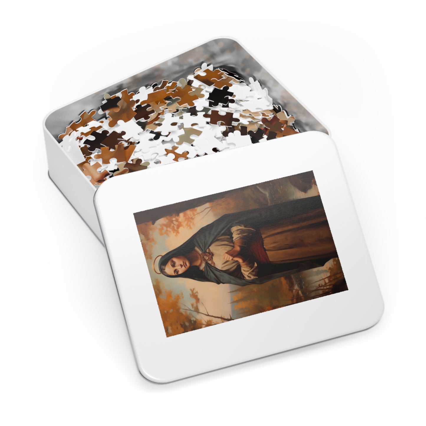 Saint Kateri Tekakwitha - Puzzle and Keepsake Tin - Jigsaw Puzzle (30, 110, 252, 500,1000-Piece) - Religious Puzzle