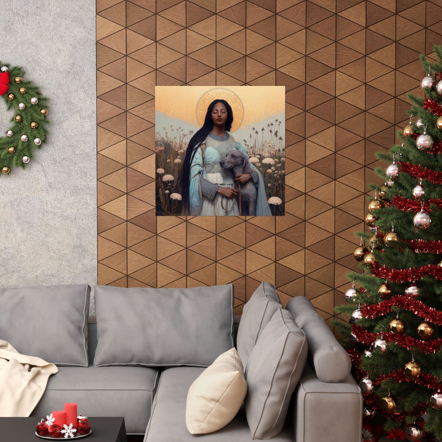Saint Quiteria - Sanctified Souls Print - Multiple Sizes - Premium Matte Vertical Posters
