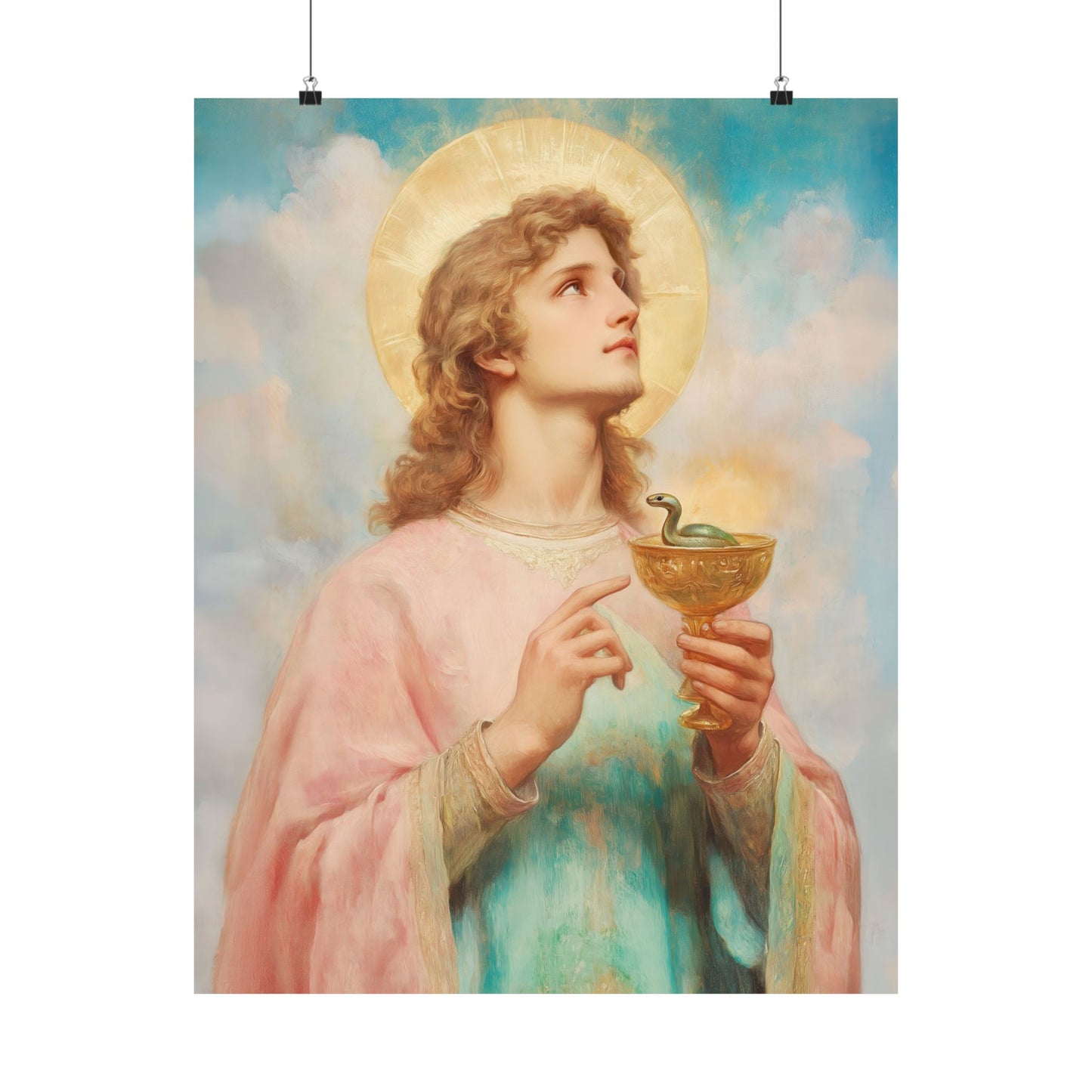 Copy of Saint John the Apostle - Sanctified Souls Print - Multiple Sizes - Premium Matte Vertical Posters