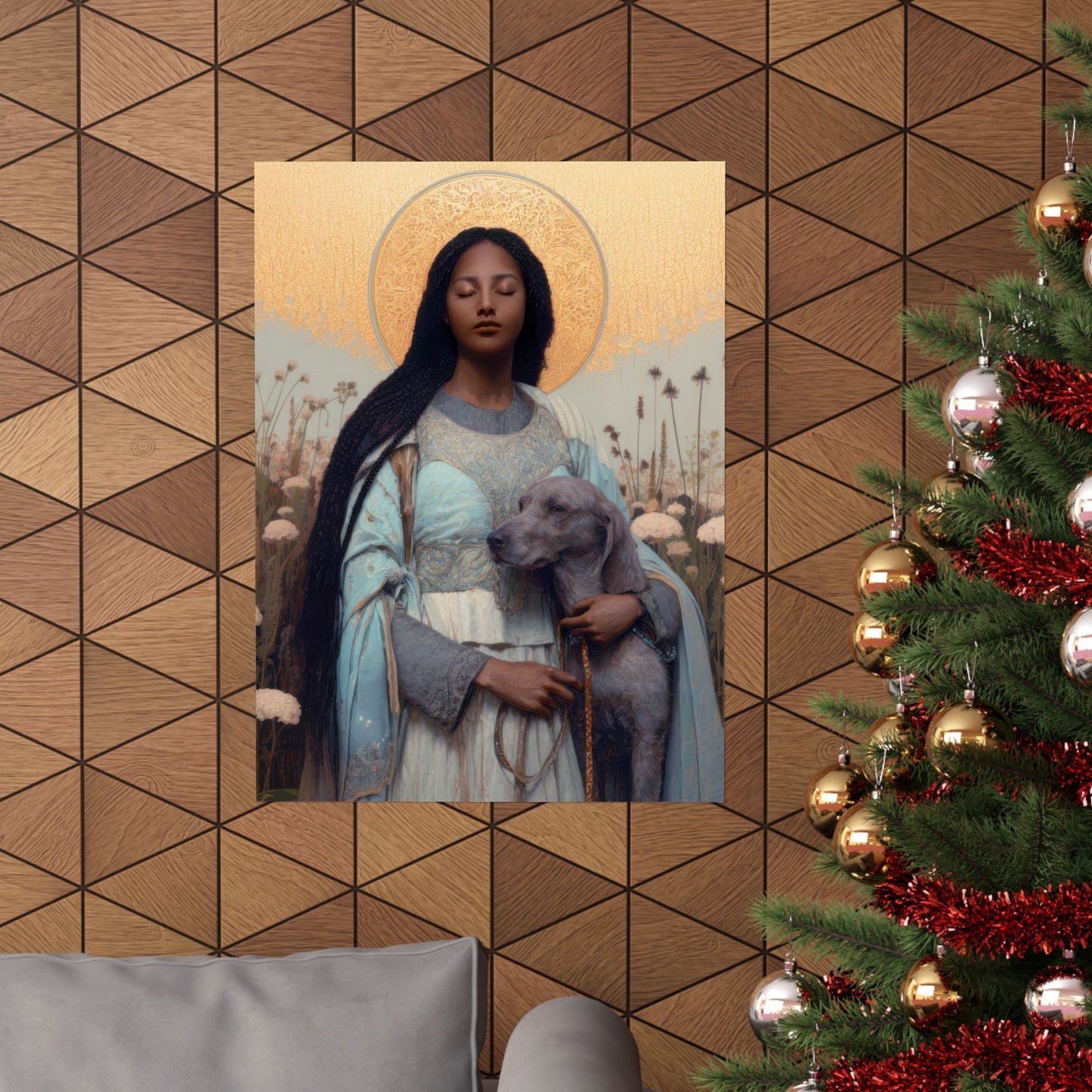 Saint Quiteria - Sanctified Souls Print - Multiple Sizes - Premium Matte Vertical Posters