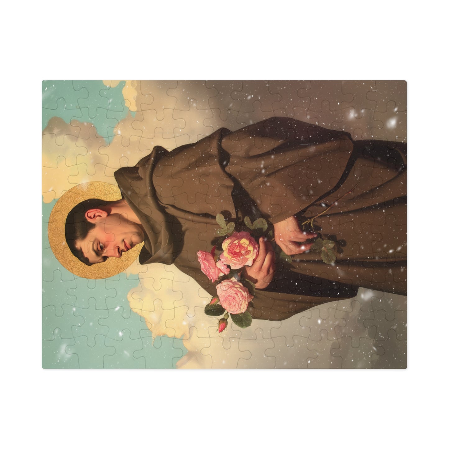 Saint Didacus of Alcala - Puzzle & Keepsake Tin - Religious Jigsaw Puzzle (30, 110, 252, 500,1000-Piece)