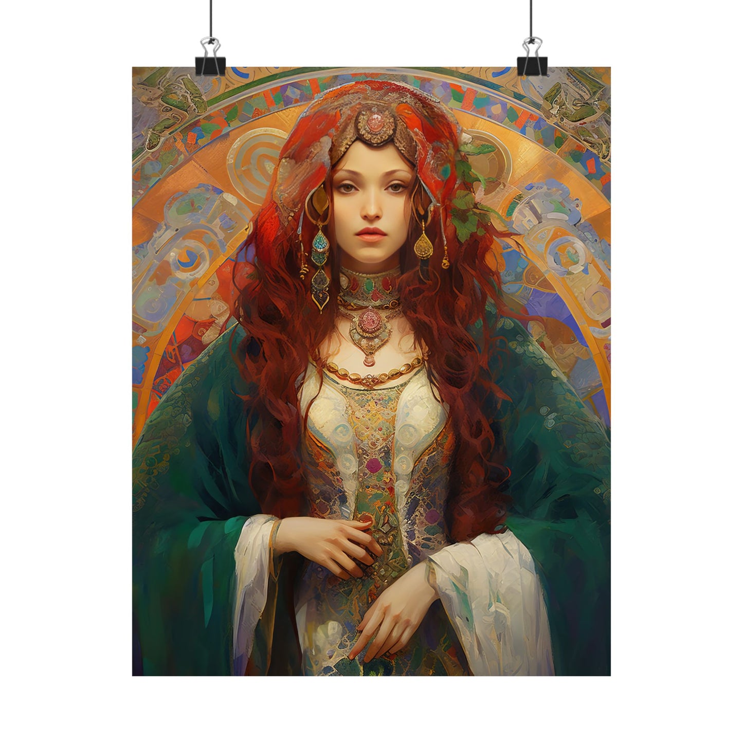 Saint Margaret of Antioch Print - Sanctified Souls Print - Multiple Sizes - Premium Matte Vertical Posters