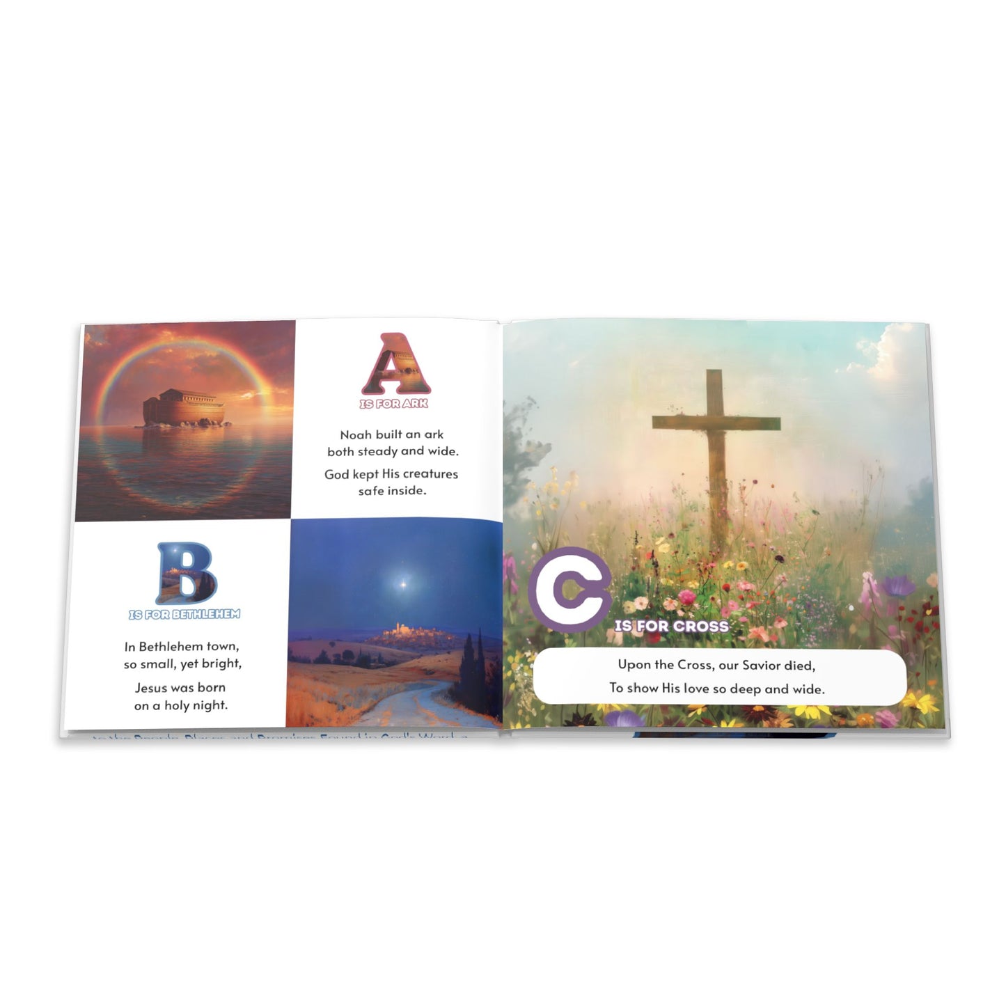 B is for Bethlehem (Hardcover) The ABCs of the Bible | Bible Alphabet Book for Kids | Christian Children's Book | Bible Stories Alphabet