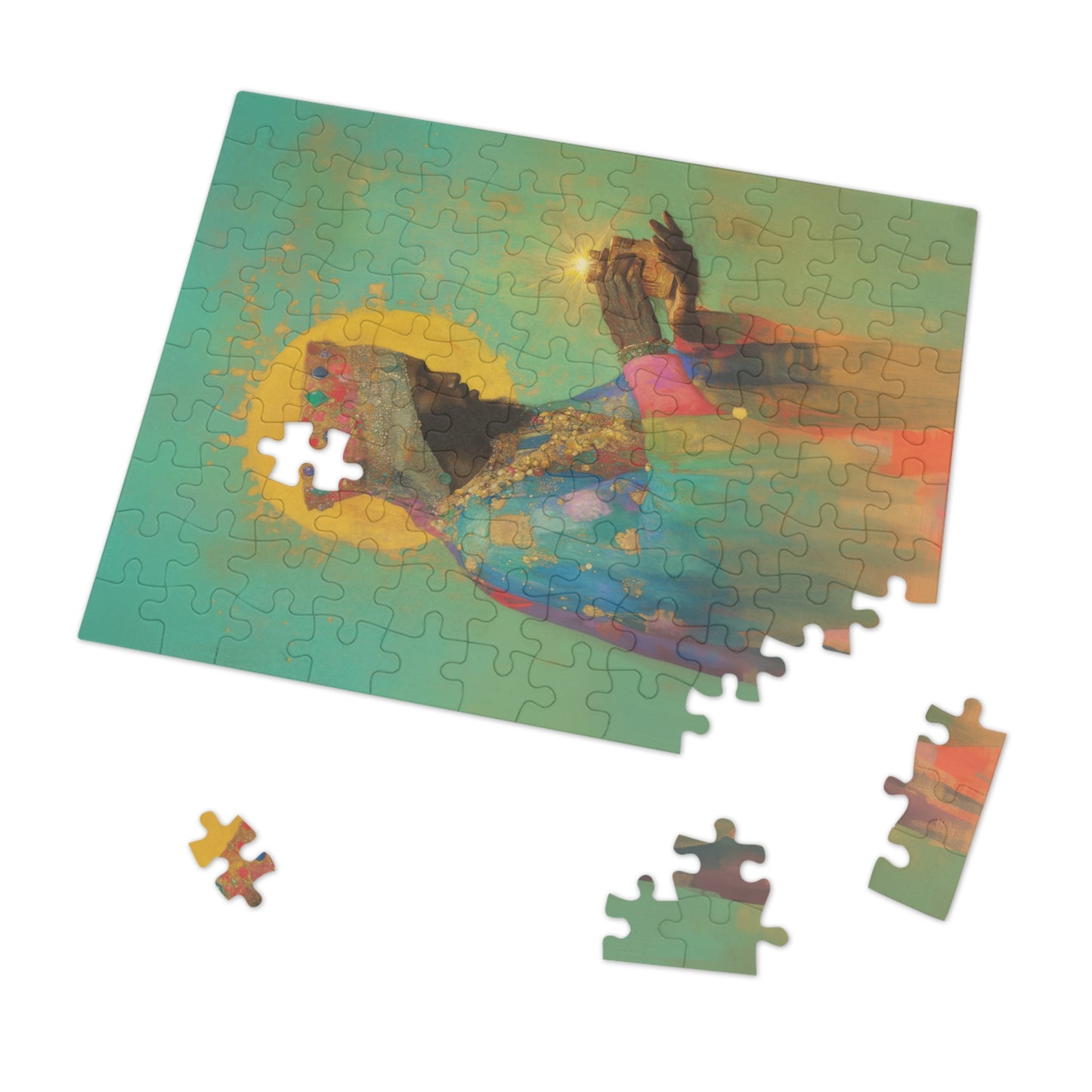 Balthazar and the Gift of Foretold Sorrow - 3 Wise Men - Puzzle and Keepsake Tin - Religious Jigsaw Puzzle (30, 110, 252, 500,1000-Piece)