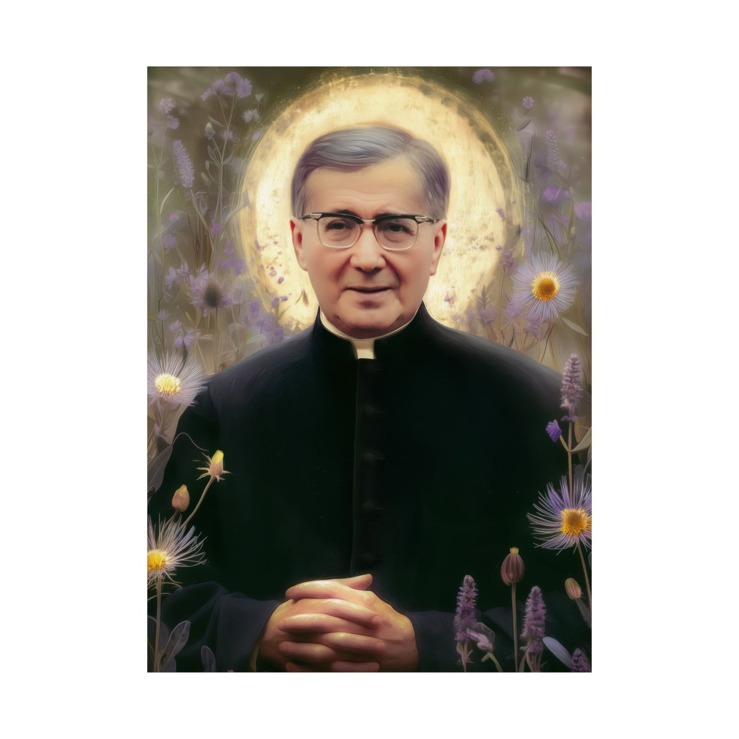 Saint Josemaría Escrivá - Sanctified Souls Print - Multiple Sizes - Premium Matte Vertical Posters