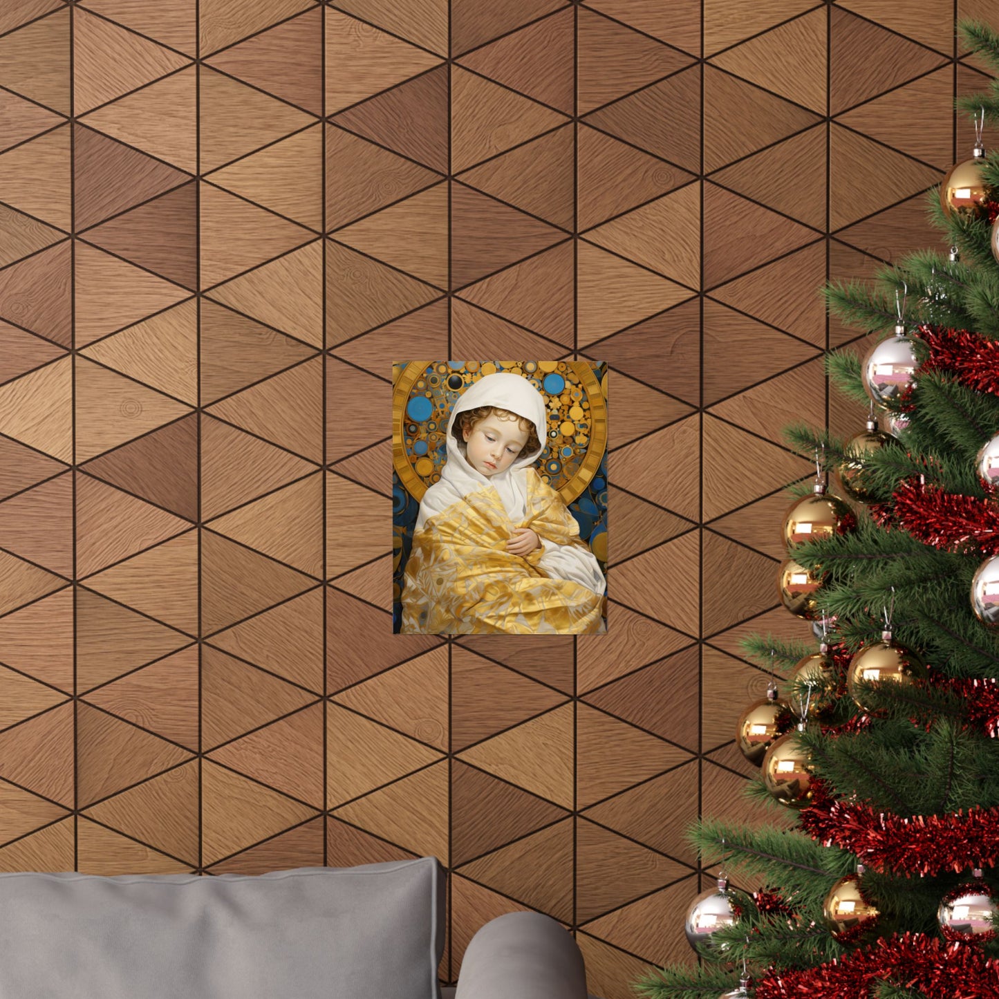 Divine Innocence: The Christ Child - Sanctified Souls Print - Multiple Sizes - Premium Matte Vertical Posters