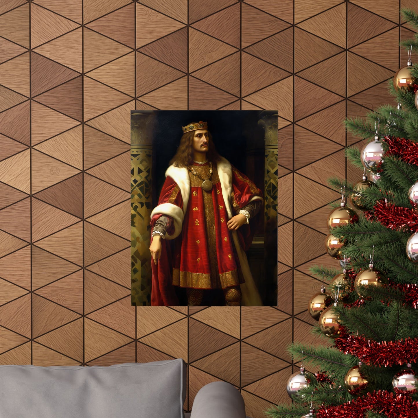 Saint Stephan the Great Print - Sanctified Souls Print - Multiple Sizes - Premium Matte Vertical Posters