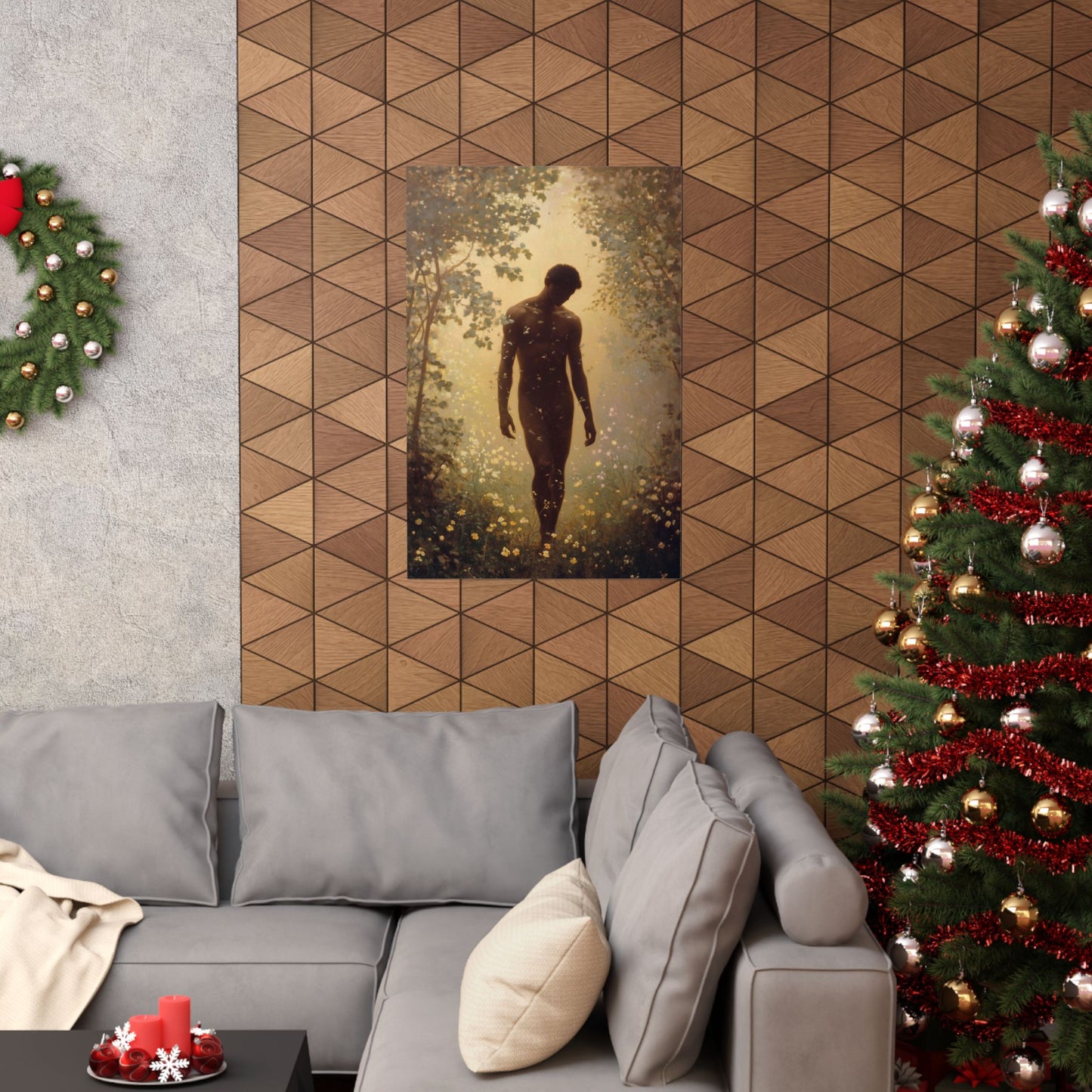 Saint Adam - Sanctified Souls Print - Multiple Sizes - Premium Posters - Catholic Art - Christian Home Decor Artwork