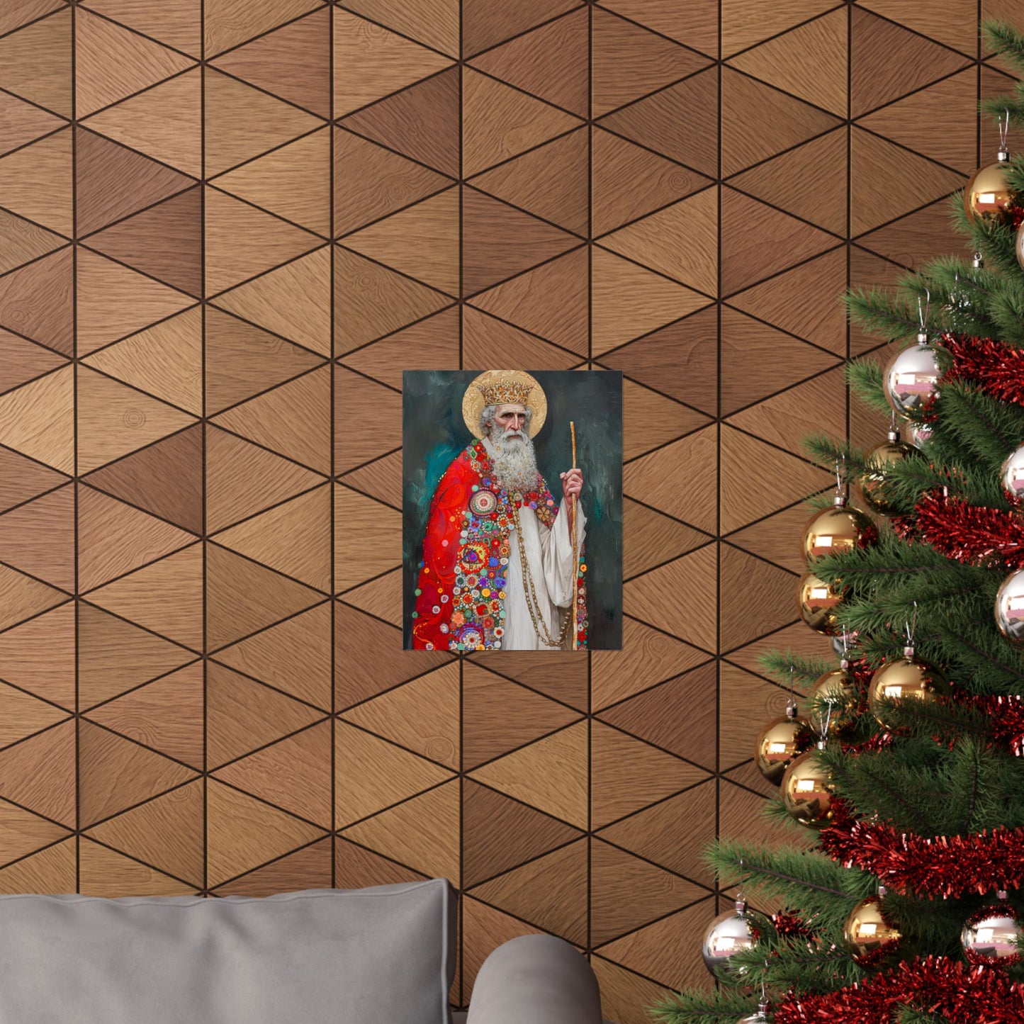 Saint Richard the Pilgrim / Richard of Wessex - Sanctified Souls Print - Multiple Sizes - Premium Matte Vertical Posters