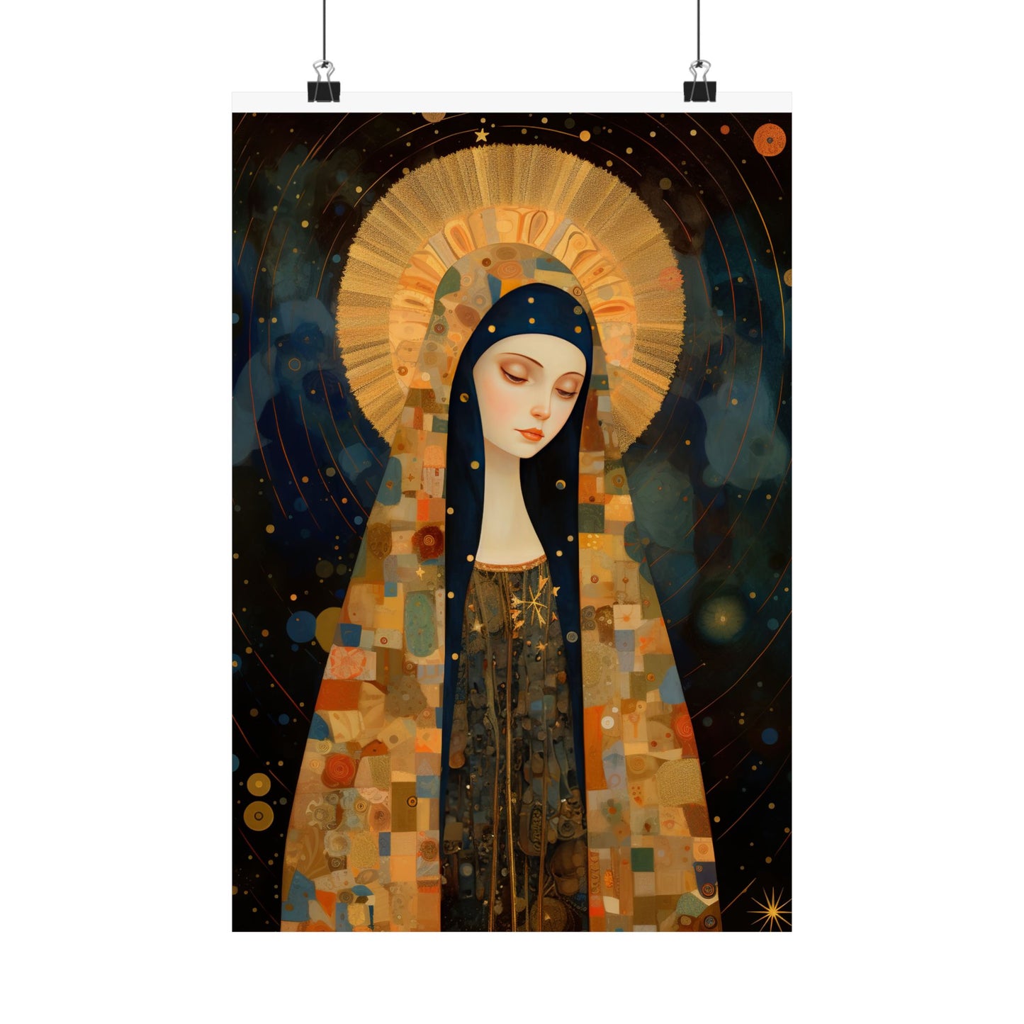 The Eternally Beloved: Mary in Art - Sanctified Souls Print - Multiple Sizes - Premium Matte Vertical Posters