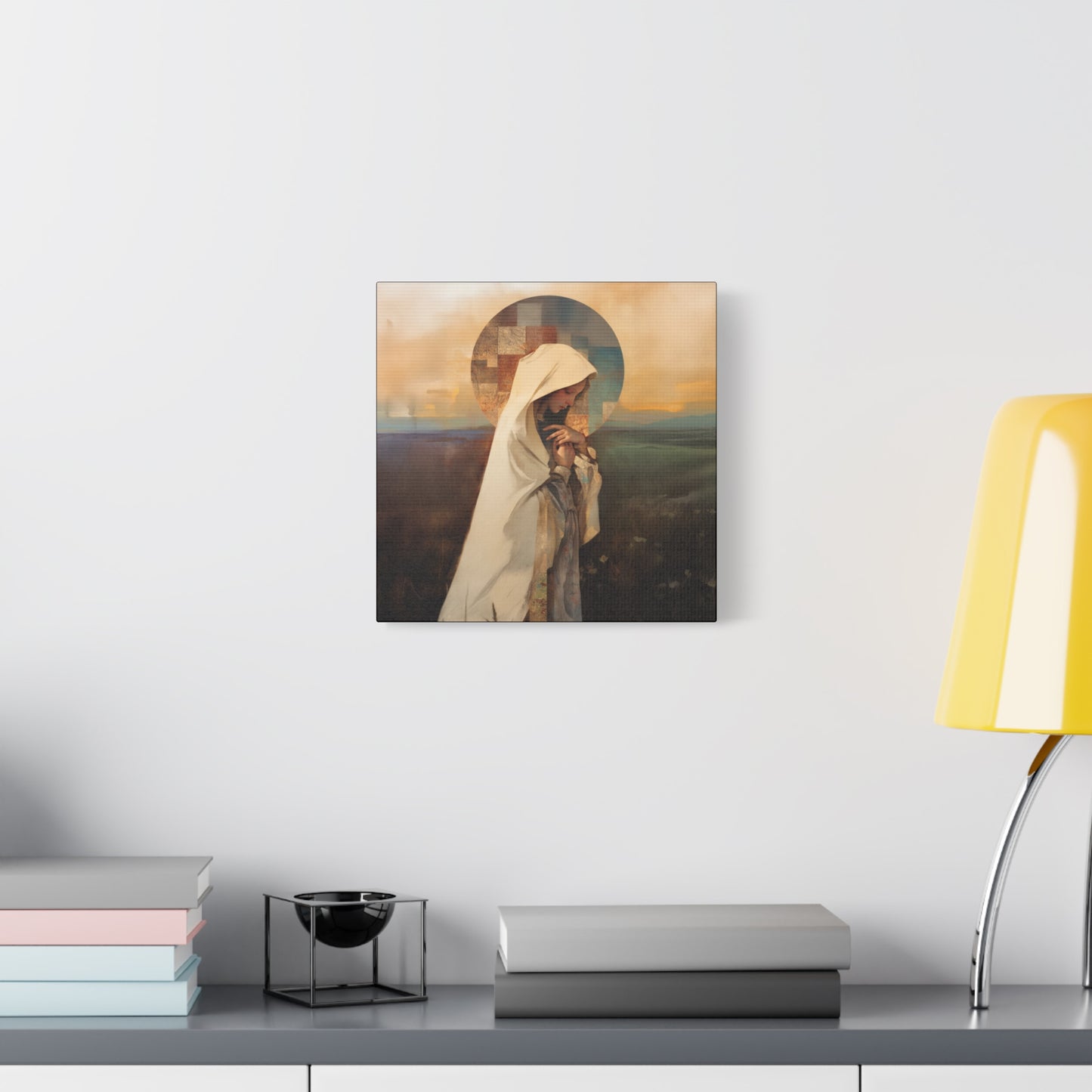 Our Lady of the Prairie - Multiple Sizes - Catholic Home art - Museum Wrapped Canvas - Sanctified Souls Print
